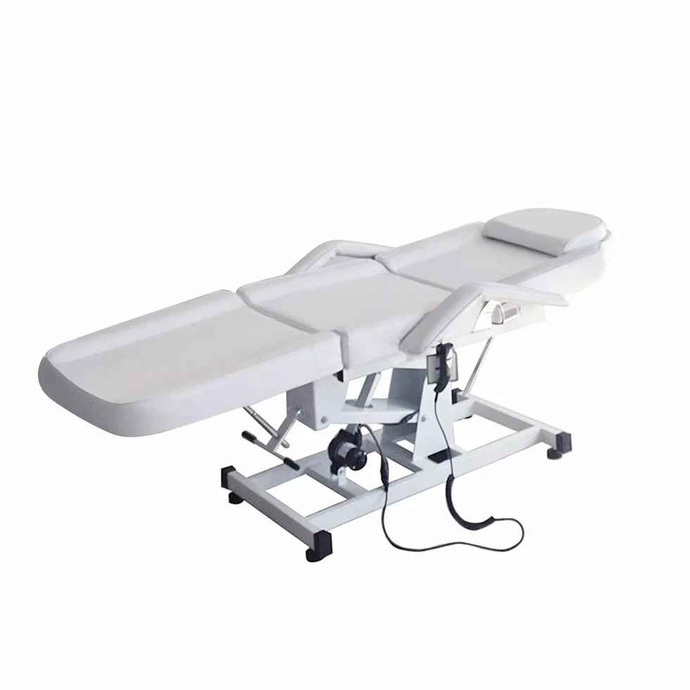 Mesa de Masaje Eléctrica Plegable 180 cm Piel Sintética Profesional Hogar