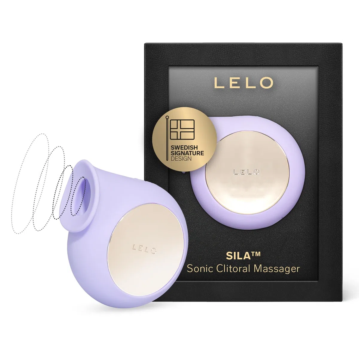 LELO SILA Succionador de Clítoris con Pulsos Sónicos, Vibrador Esencial para Cualquier Mujer. Juguete Sexual Femenino, Sumergible y Recargable por USB (Lilac)