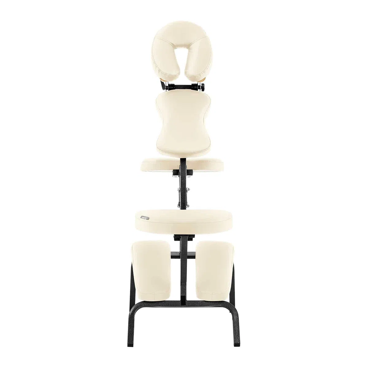 Physa Silla de Masaje Portátil Sillón de Cosmética Physa Montpellier Beige (Estructura de Acero, Tapicería en PVC, hasta 160 kg, Beis)