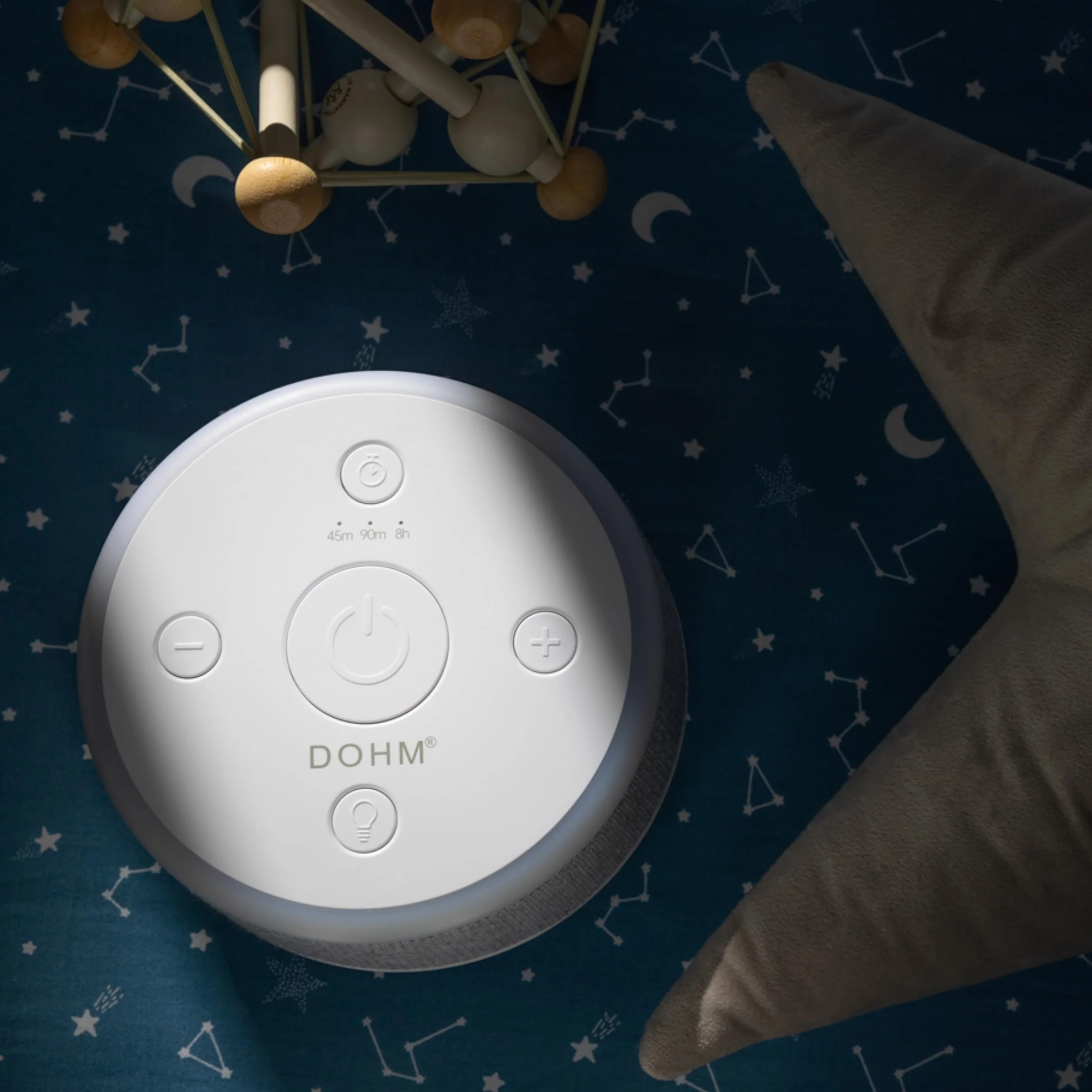 Yogasleep Dohm Nova White Noise Machine - Máquina de ruido para bebés y adultos, con luz nocturna, temporizador, 10 niveles de ventilación para una reducción óptima del ruido, para privacidad en la