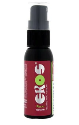 EROS Lubricante Íntimo Femenino y Anal, Hidratante de Larga Duración, Suave y Natural – Relajante Anal Seguro para Piel – Sin Perfume/Sin Glicerina – 30 ml