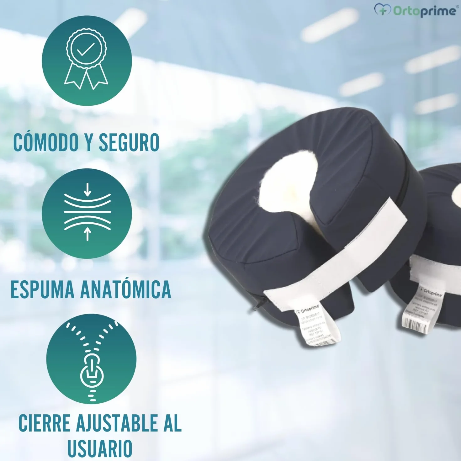 OrtoPrime Taloneras Antiescaras Redondas Impermeables PACK 2 Ajustable Ergonómicas