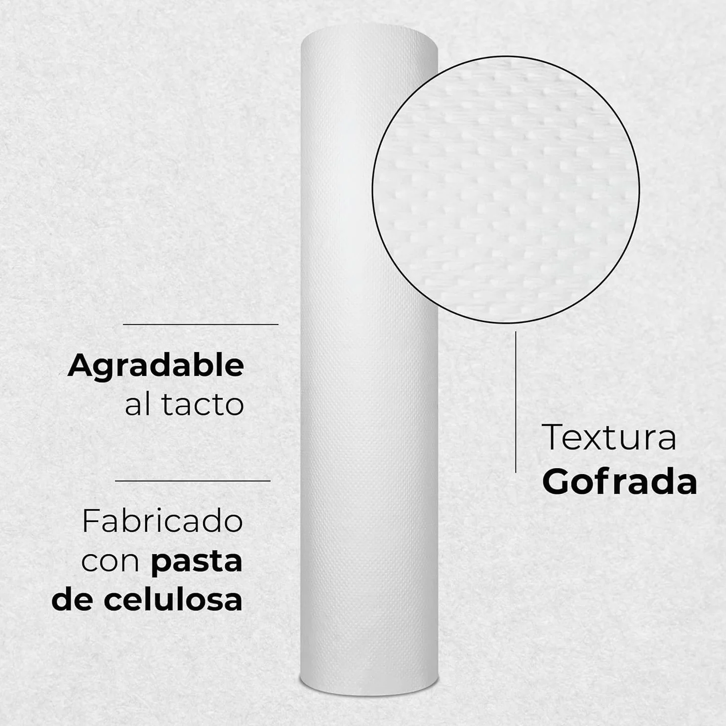 6 Rollos de Papel Camilla para Masaje Ecológico Multicolor 60 cm x 70 m
