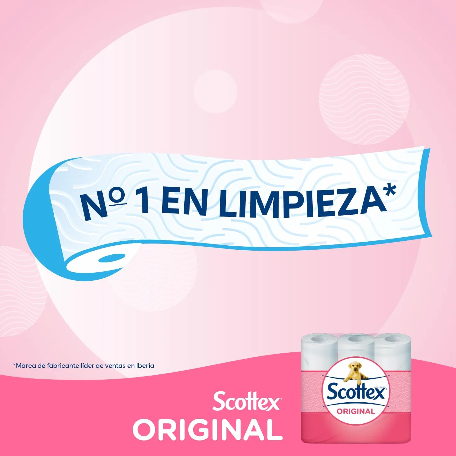 Scottex Original Papel higiénico 128 rollos 4 packs 32 rollos dos capas