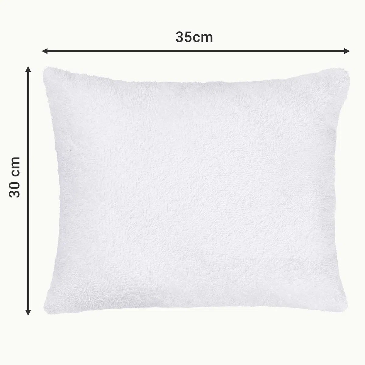 HOMELEVEL Cojín para Sauna - Almohada de Rizo de Algodón con ventosas para Sauna - Funda de Toalla Lavable - Reposacabezas Sauna 35 x 30 cm