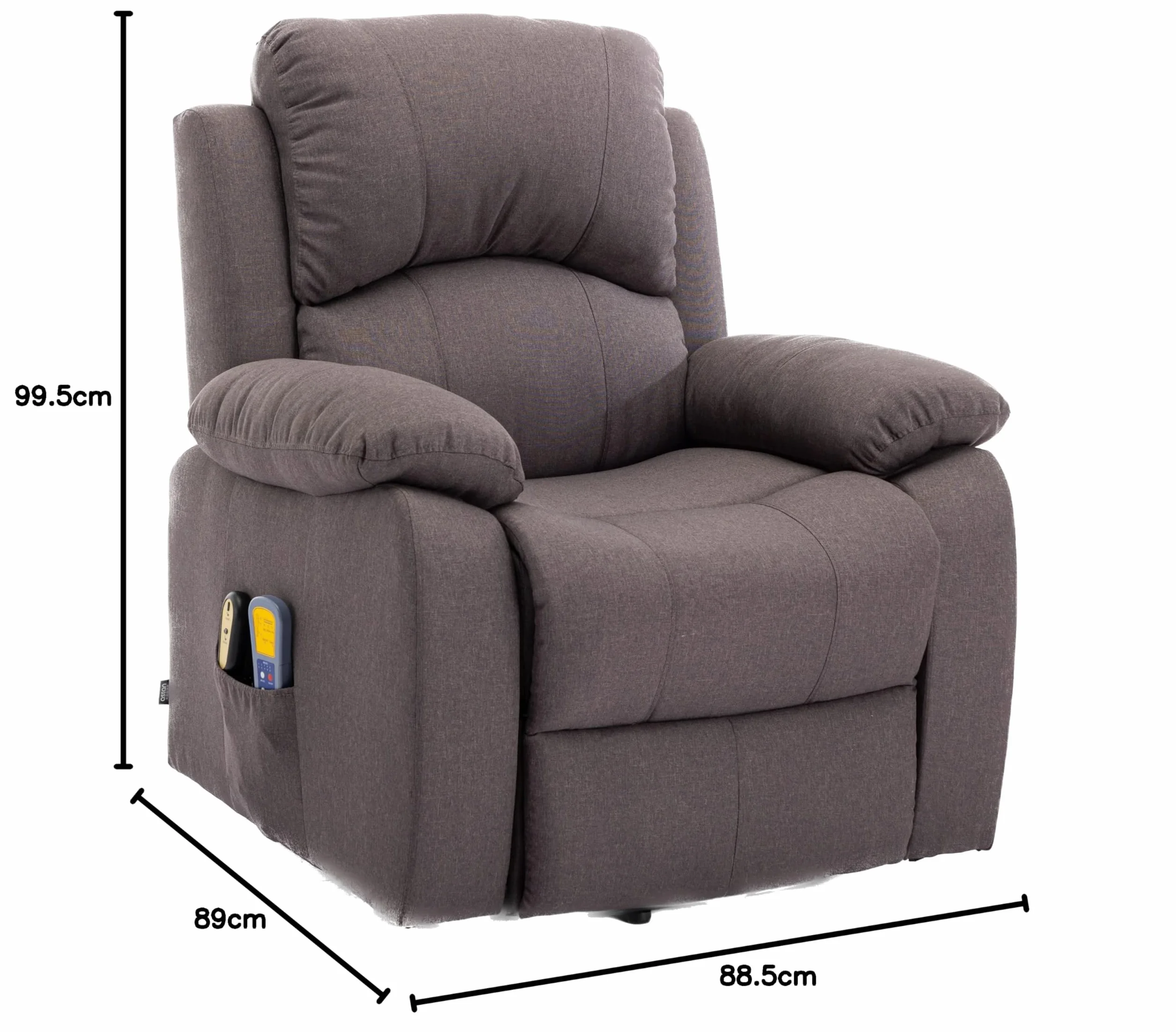 Astan Hogar Sillón Relax Eléctrico con Función Auto-Ayuda, Masaje y Termoterapia Modelo Ramón AH-AR30920MR