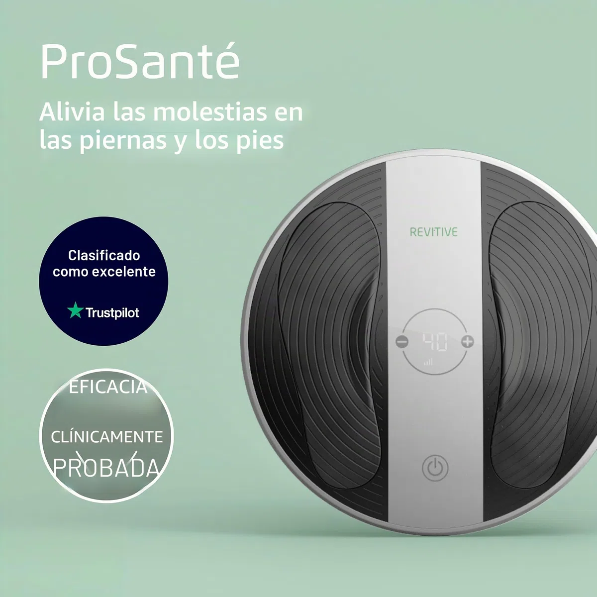 Revitive ProSanté - Estimulador circulatorio contra el dolor de piernas | El embalaje puede variar