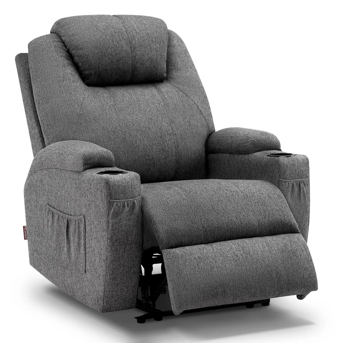MCombo 7061 - Sillón de relax eléctrico con función de vibración y calefacción