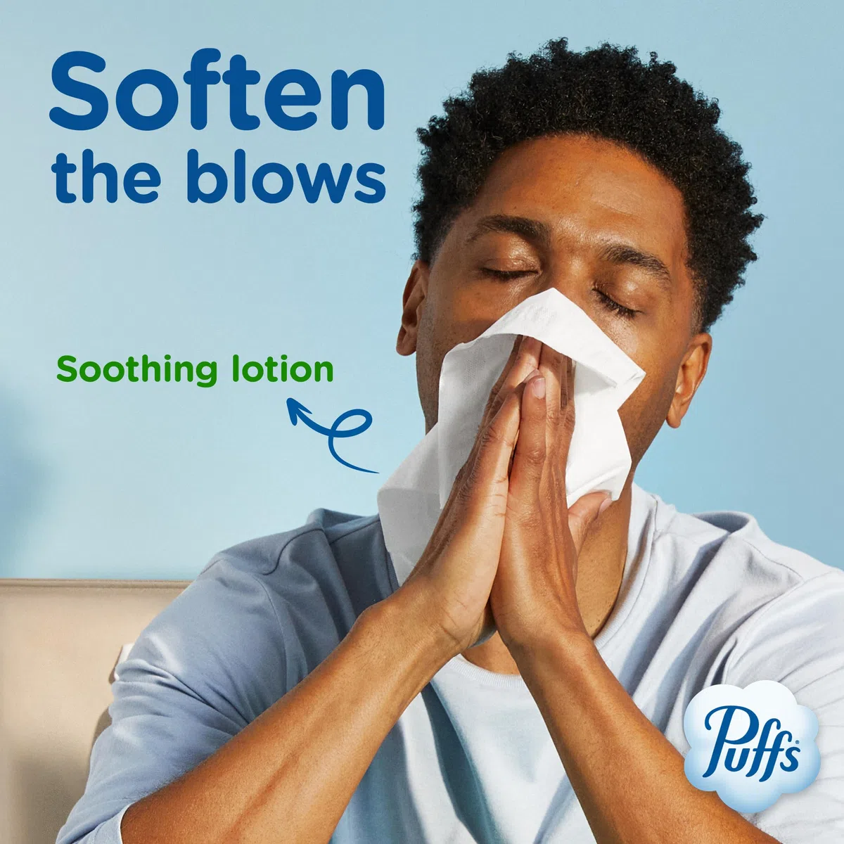 Puffs Plus Lotion Pañuelo facial, 18 cubos, 56 pañuelos por caja