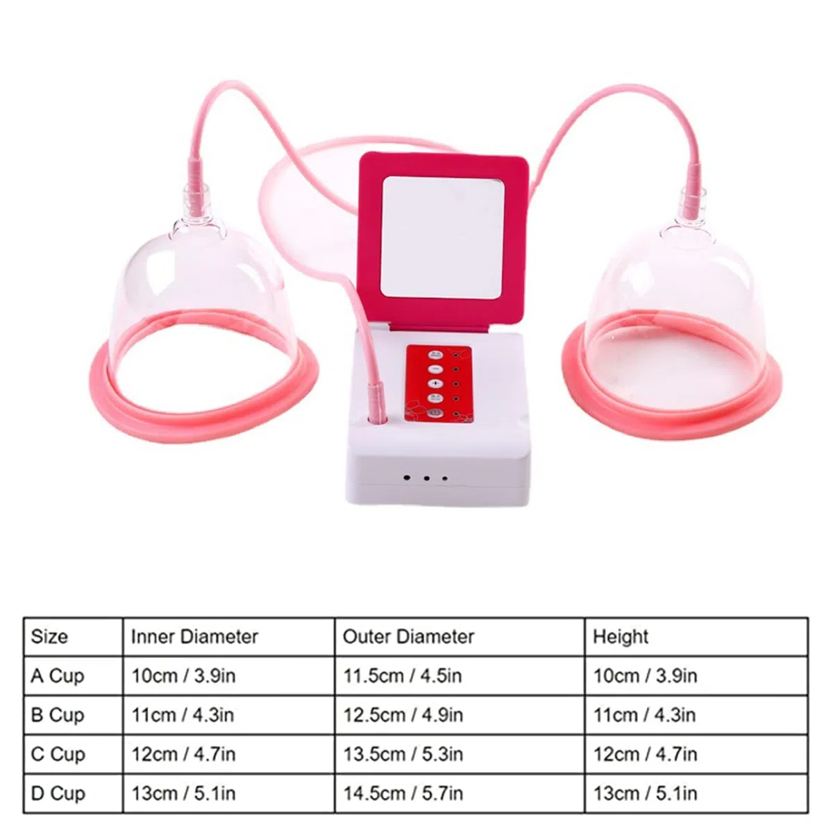 Masajeador de Pecho eléctrico, Extractor de Leche eléctrico con Control Remoto, Ventosa Doble, Carga USB y Ajuste de 5 velocidades.,A