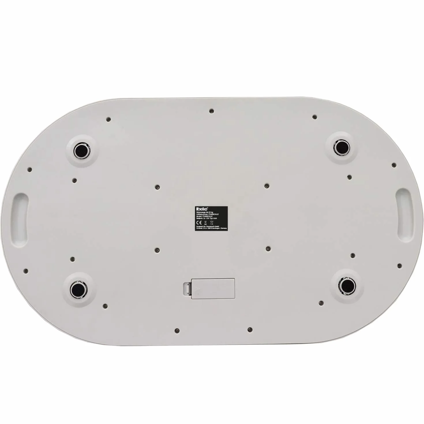 Belko Báscula digital plana para bebés 20 kg báscula de lactancia para niños