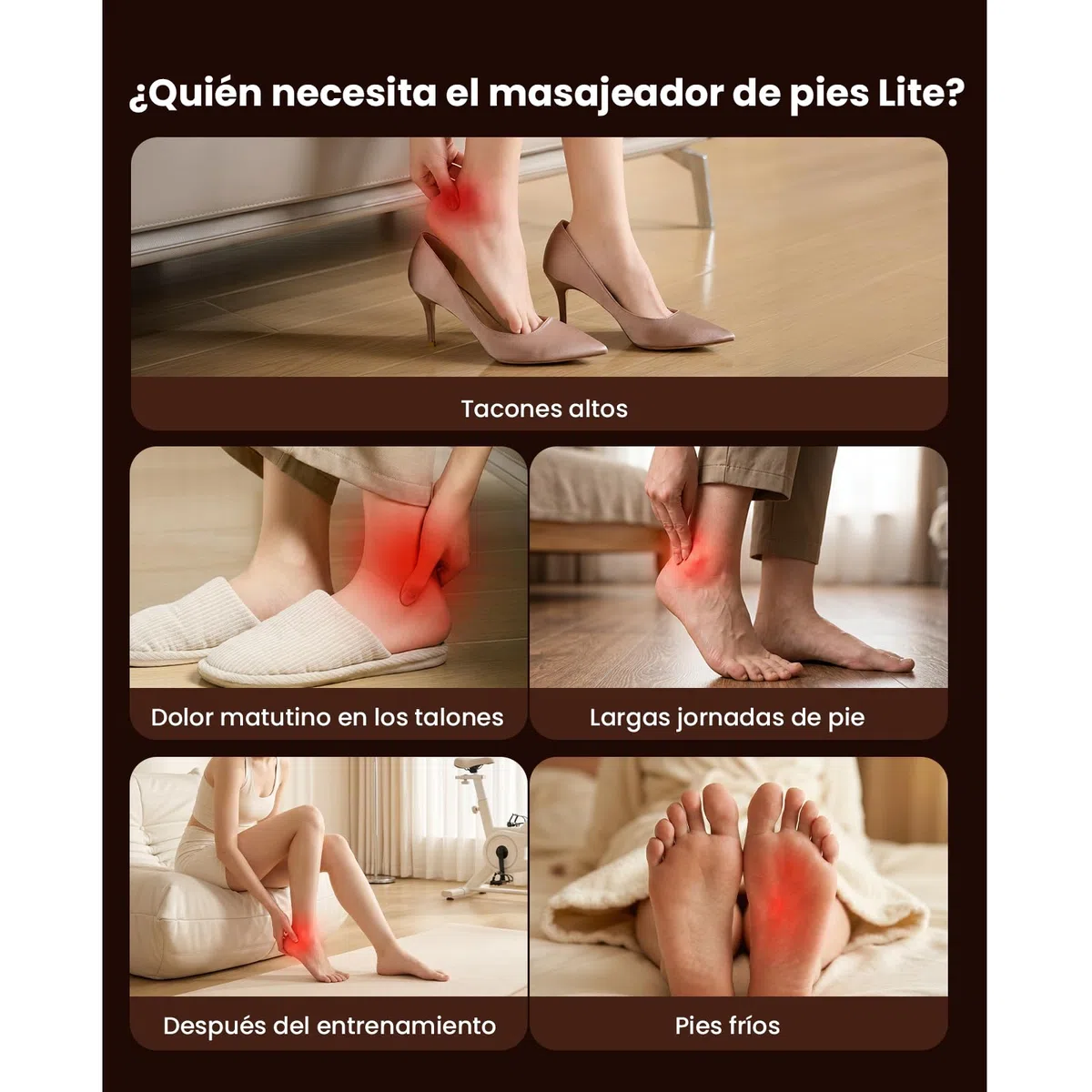 Bob and Brad Masajeador de pies con Calor, Amasado, Compresión y Mando a Distancia, Masajeador de Pies Eléctrico para Fascitis Plantar, Regalos para Hombres y Mujeres