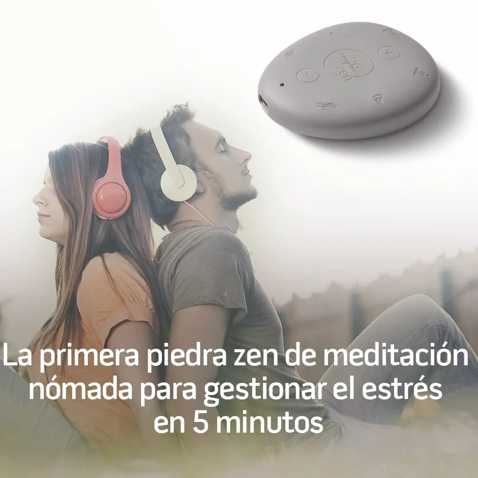 Morphée Zen | La Maquina de Meditación para la Relajación Instantánea | Antiestrés, Relajación Profunda, Portátil | Musica Relajante, Sesiones de Meditación, Ruido blanco | 72 sesiones en 4 idiomas