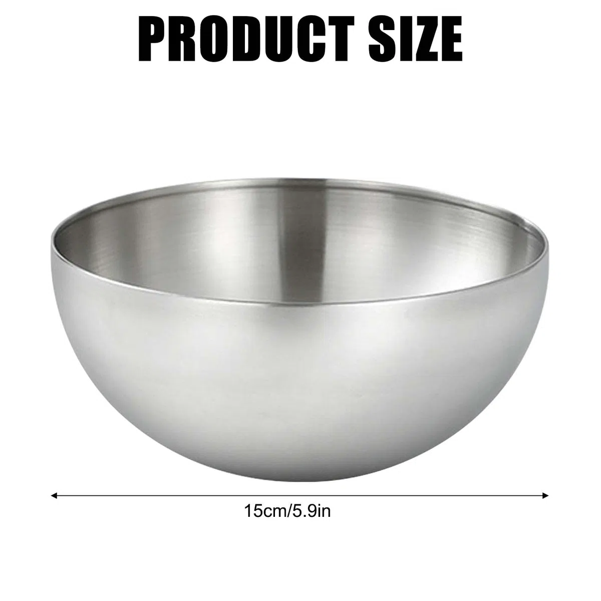 Cuenco para sauna extragrande, diámetro de 15 cm, acero inoxidable, para sauna, aromaterapia, accesorio para sauna, resistente al fuego, adecuado para cristales de sauna