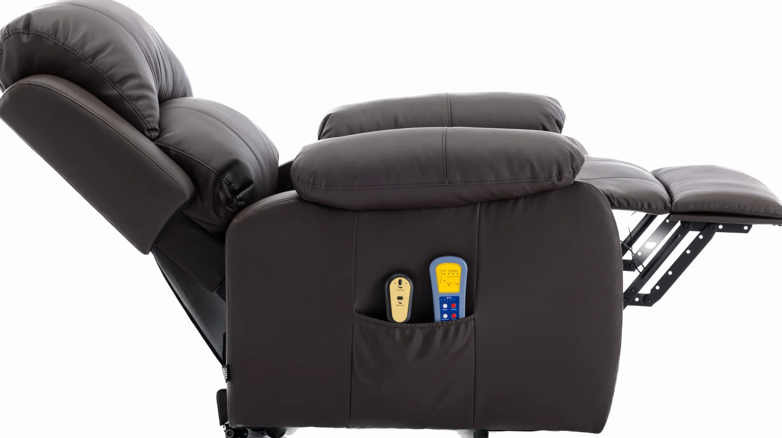 Astan Hogar Sillón Relax Eléctrico con Función Auto-Ayuda y Masaje, Modelo Ramón AH-AR30930CH, Chocolate