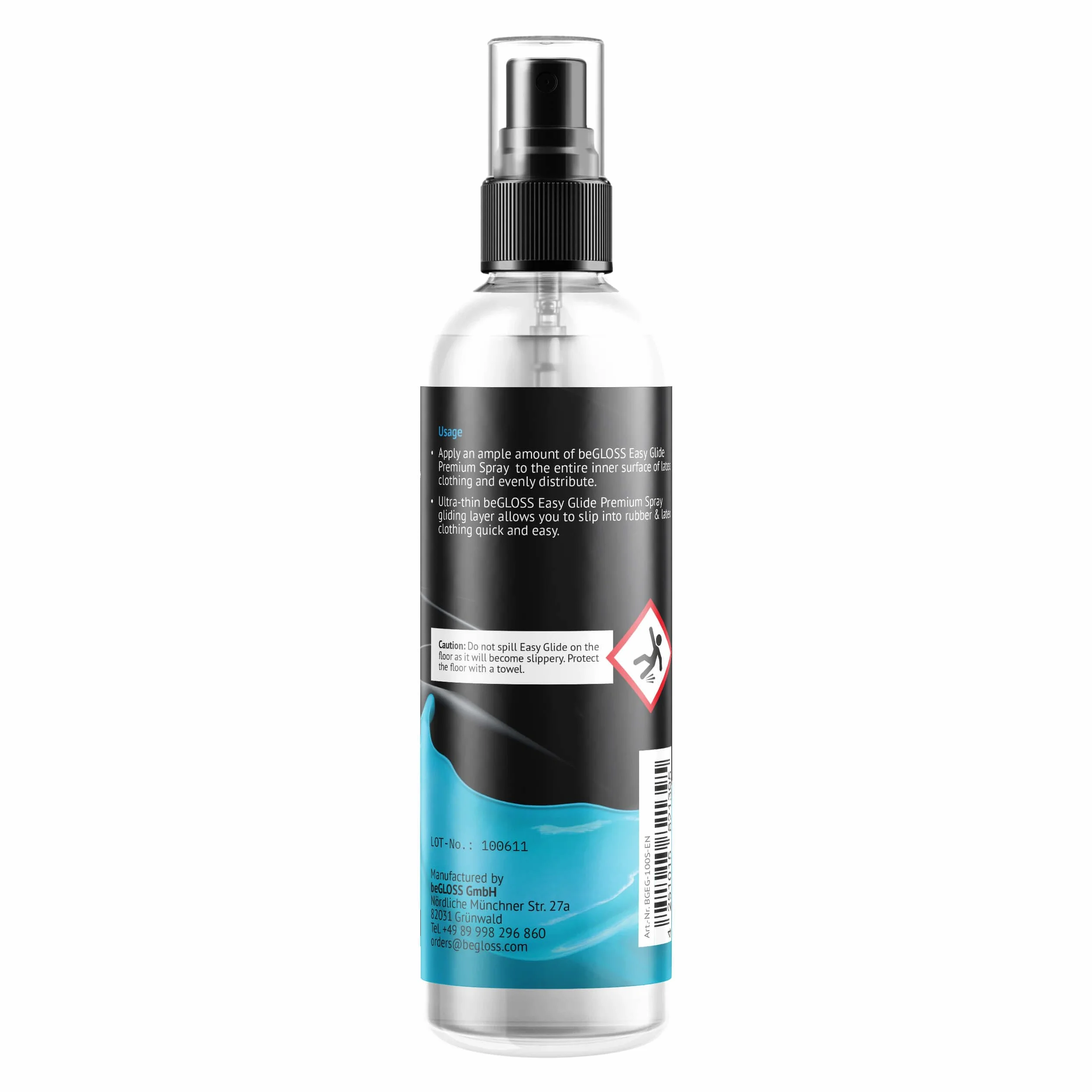Latexpolitur Perfect Shine Premium Spray - Detergente especial de látex para lavado especial, paño de látex para limpiar