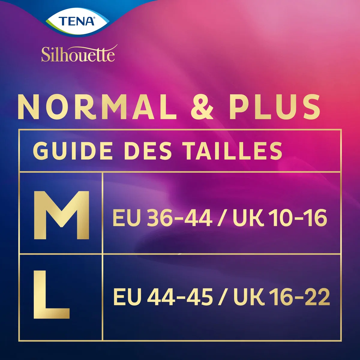 Tena Silhouette Braguitas desechables de cintura baja, absorbentes, elásticas, para mujeres, talla L, 6 Paquetes x 5 piezas