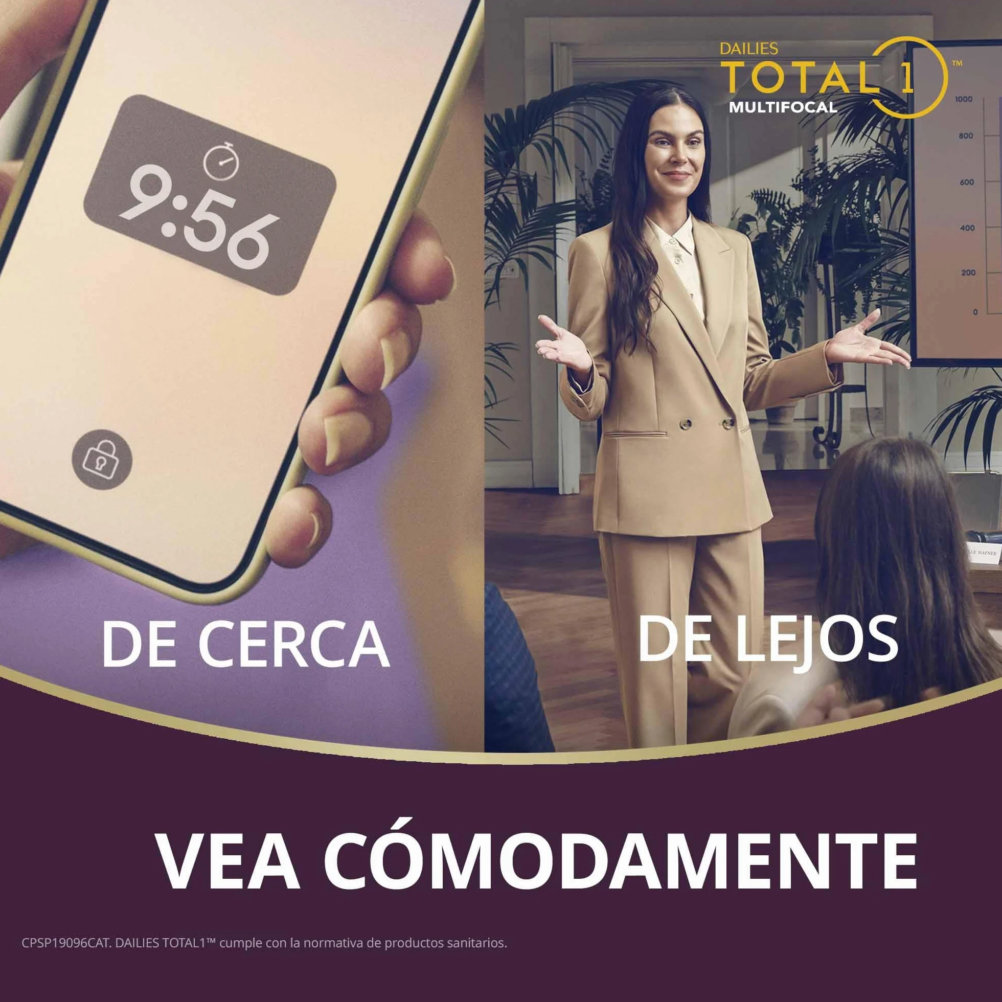 Dailies Total 1 Multifocal +1.50 8.50 mm 30 Lentes Baja