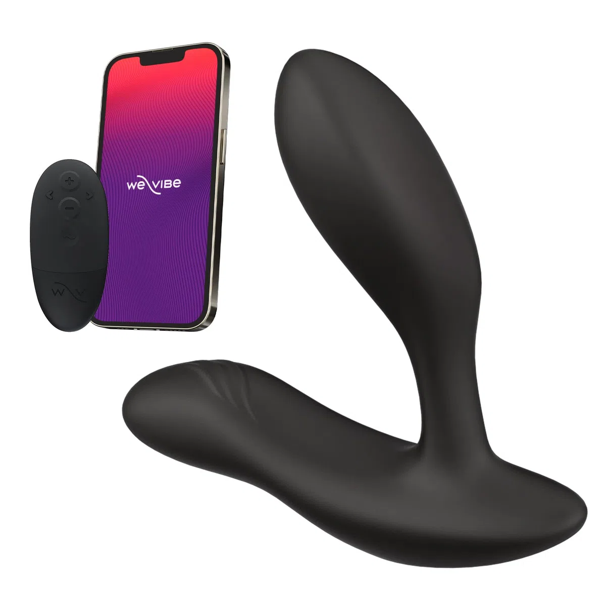 We-Vibe Vibrador de próstata Vector+ con aplicación y control remoto Black One Size