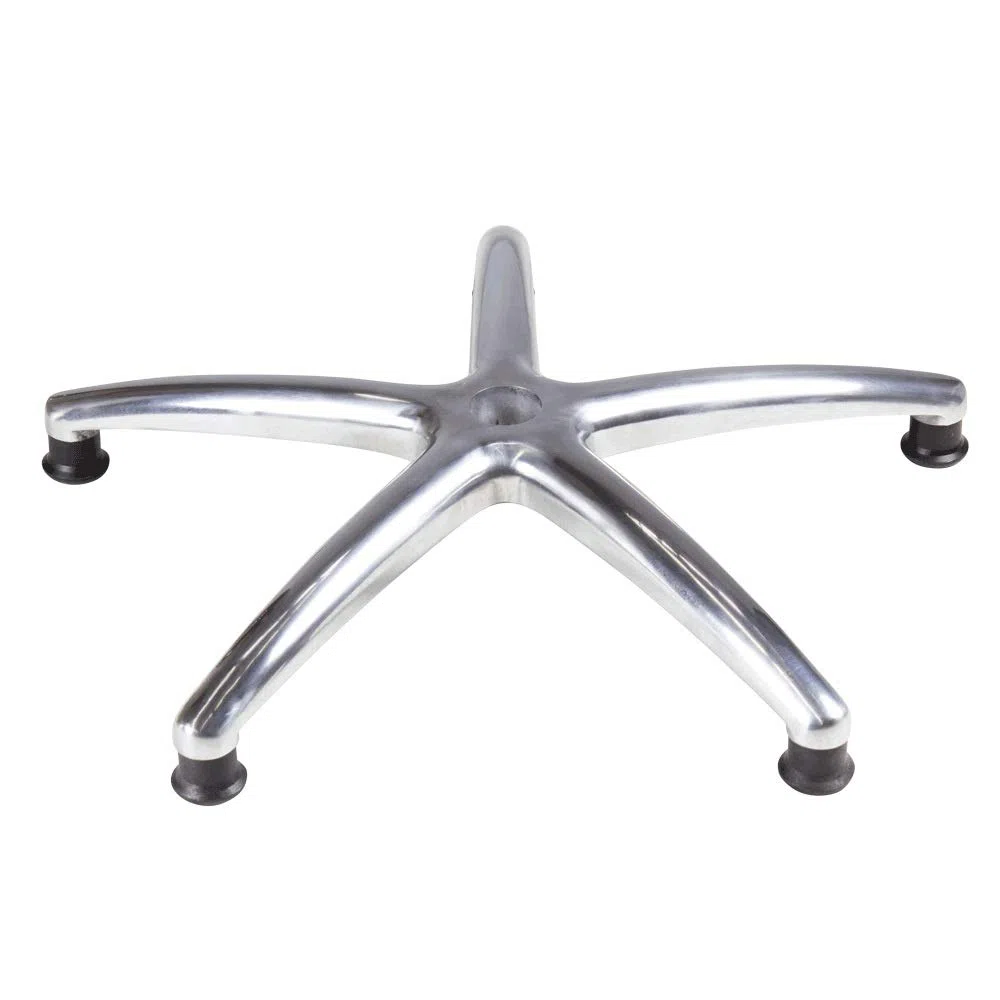 Base Estrella cromada sillón peluquería