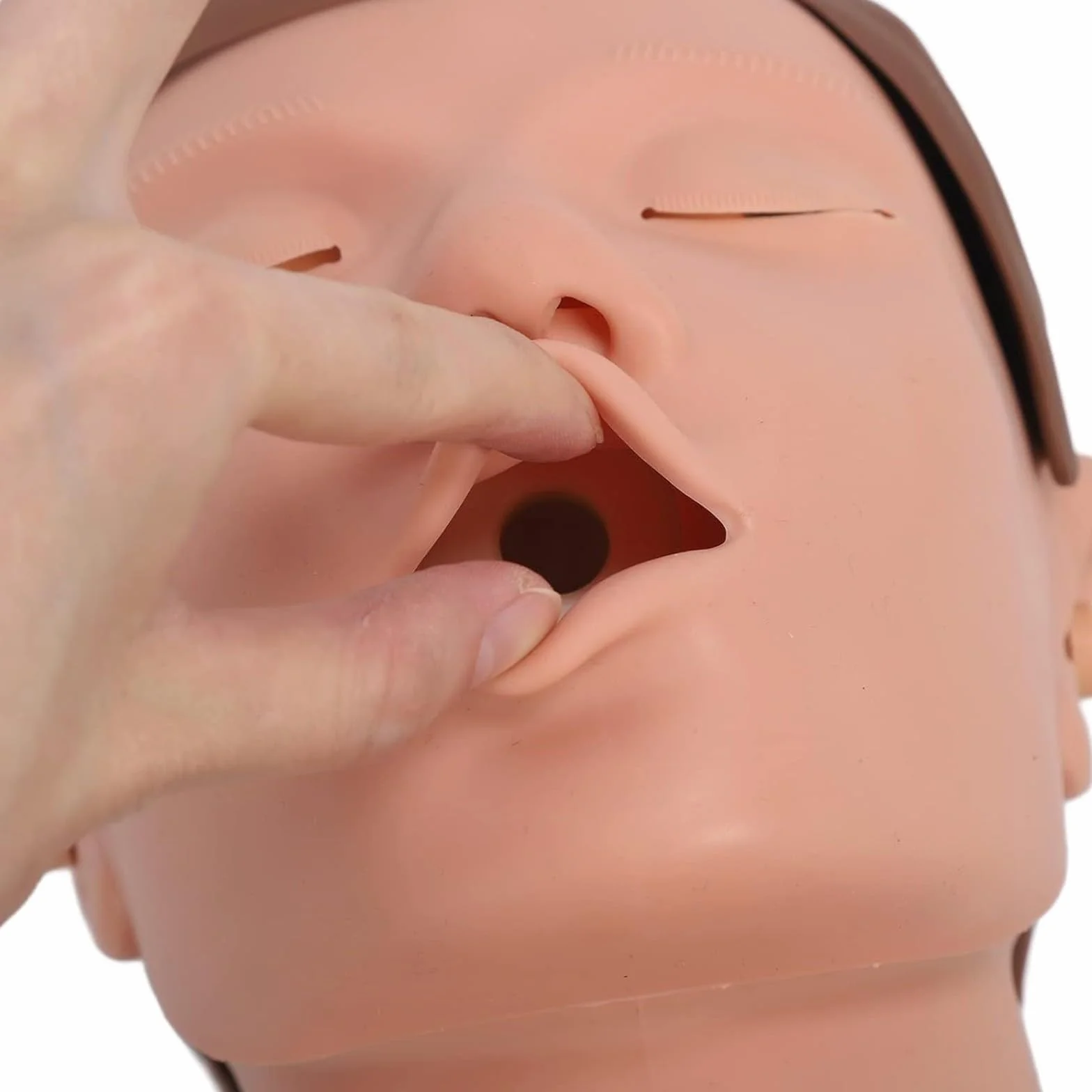 Maniquí de entrenamiento de RCP para adultos, medio cuerpo de goma, modelo humano de respiración artificial, simulador de reanimación cardiopulmonar, capacitación en primeros auxilios A