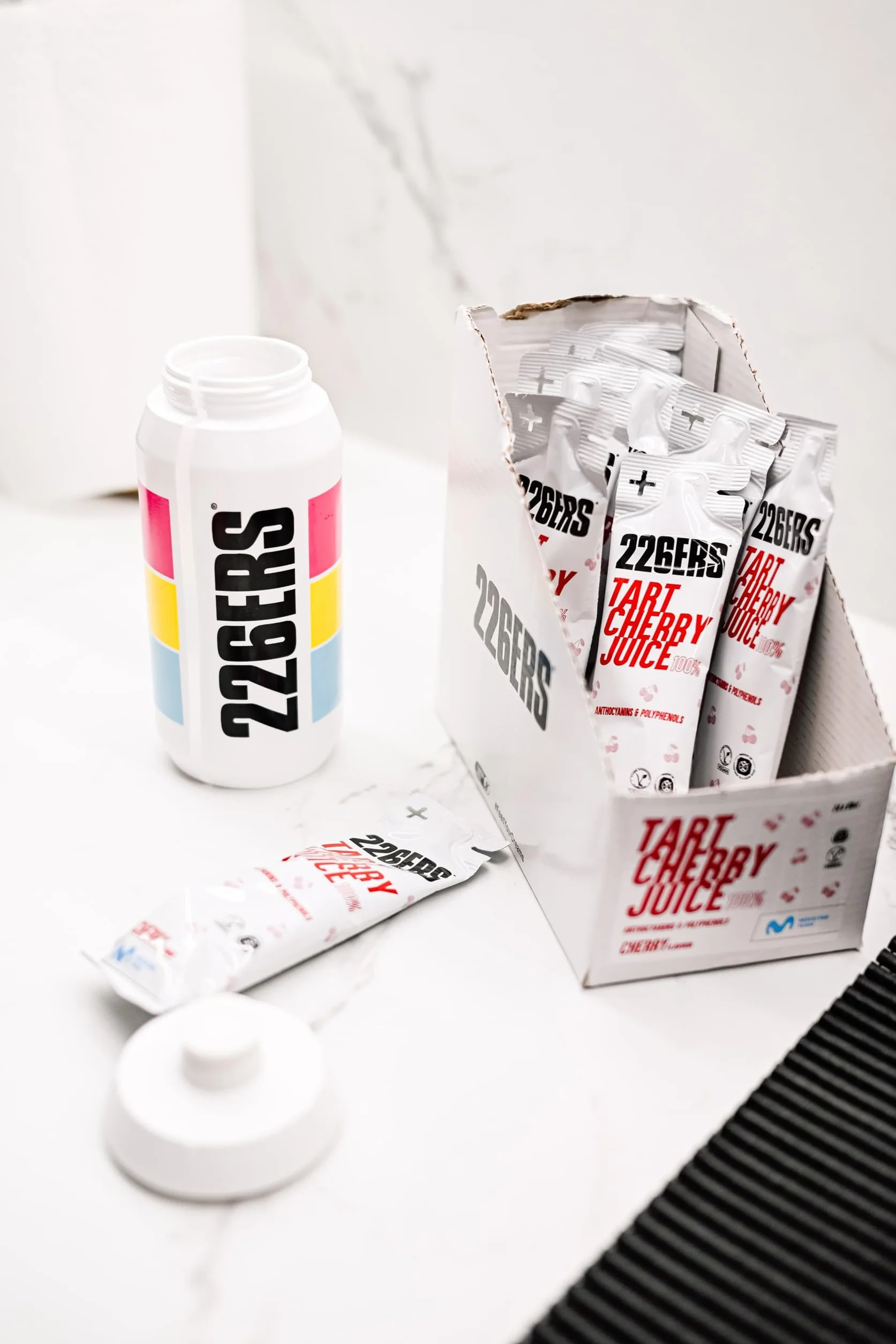 226ERS Tart Cherry Juice Concentrado Recuperador Muscular Antiinflamatorio Vegano Sin Gluten Pack 6 x 60 ml