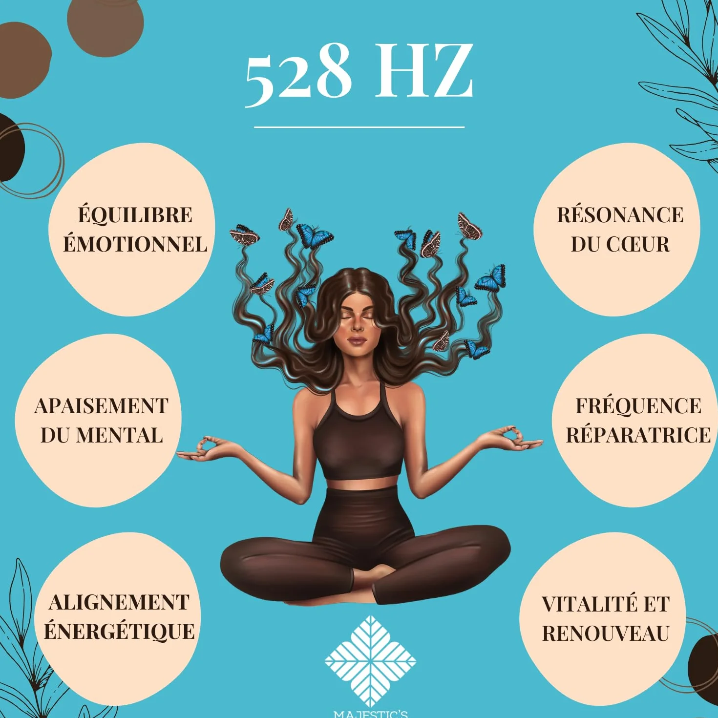 Diapasones terapéuticos 128Hz 432Hz 528Hz Pack 3 Aluminio Dorado