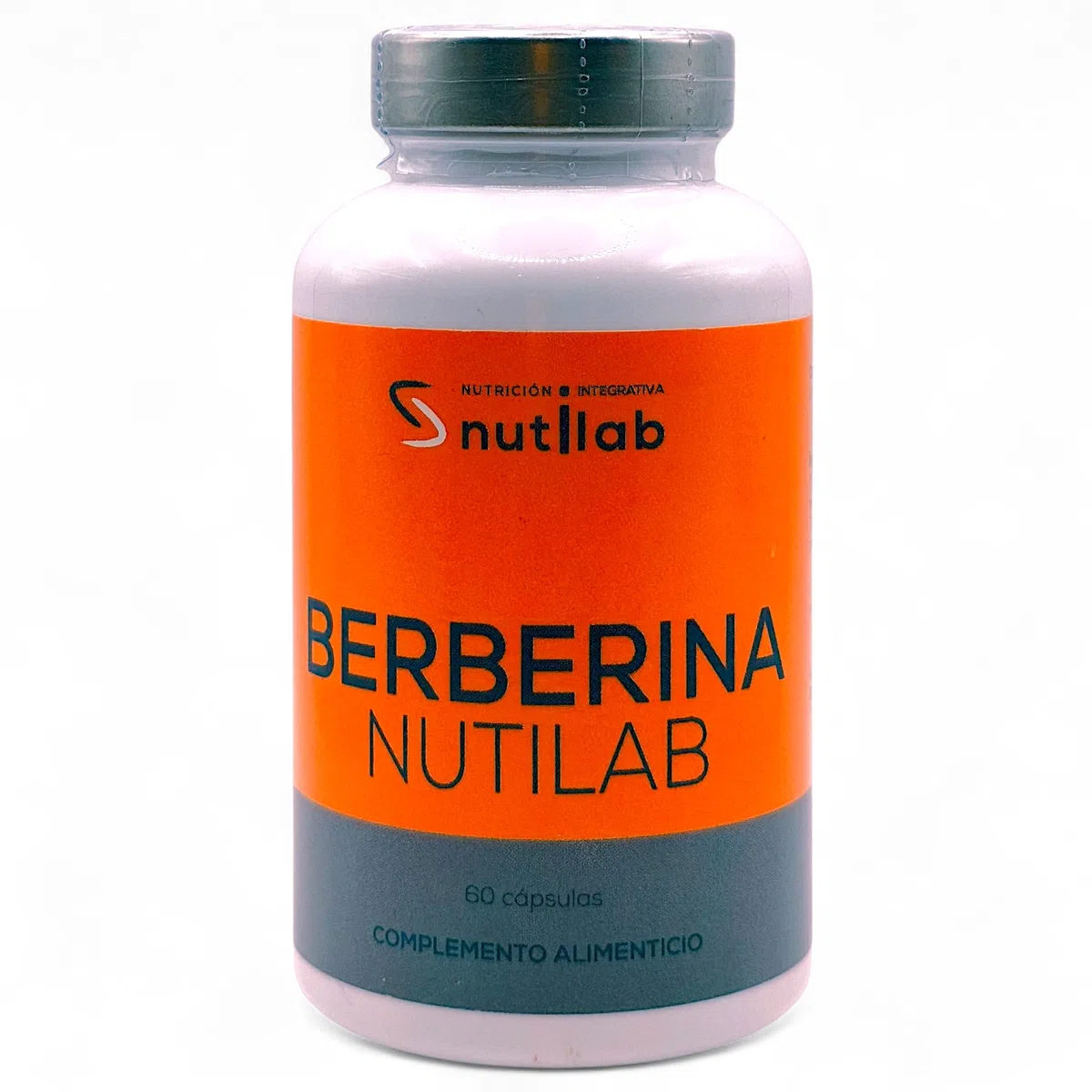 Nutilab Berberina 500mg 60 Cápsulas - Extracto Puro de Agracejo (97% Berberina HCl) - Control de Glucosa, Colesterol y Triglicéridos - Apoyo Metabólico y Salud Intestinal