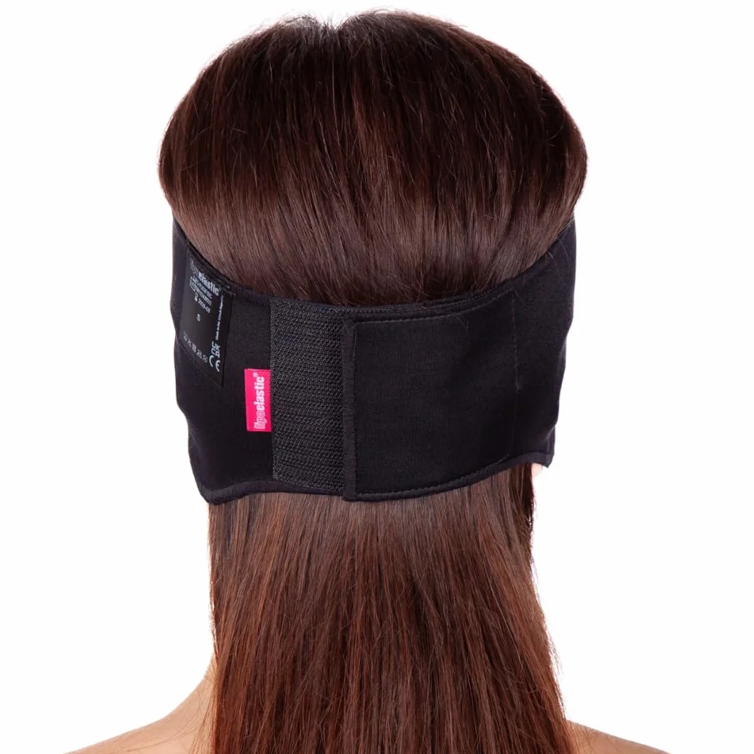 LIPOELASTIC Vendaje de oreja unisex para postoperatorio, prenda de compresión para la oreja, diadema de otoplastia como vendaje de oreja, banda de oreja de cierre automático, cómoda banda