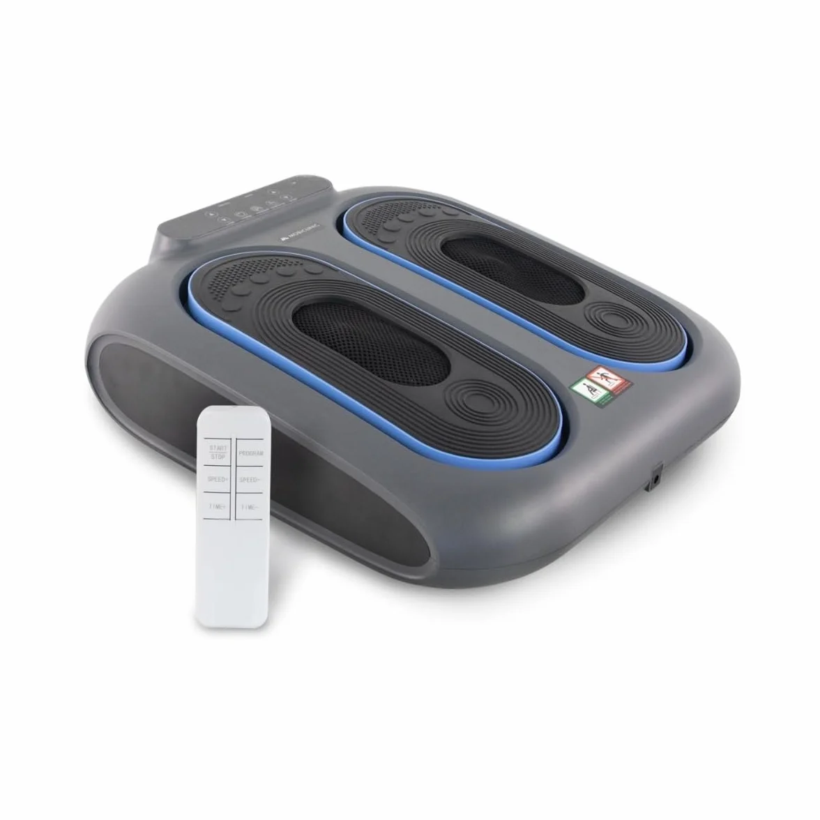 Mobiclinic Masajeador de pies Vibración 10 niveles velocidad 5 programas Control remoto