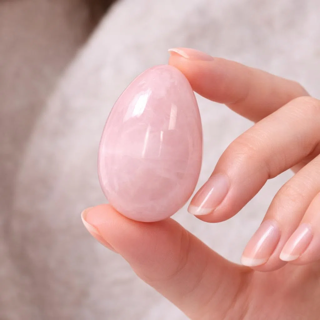 Puffy Heart Hand-Carved of 100% Natural Crystal Stones for Chakra Energy Healing, Meditaion, Massage and Decoration