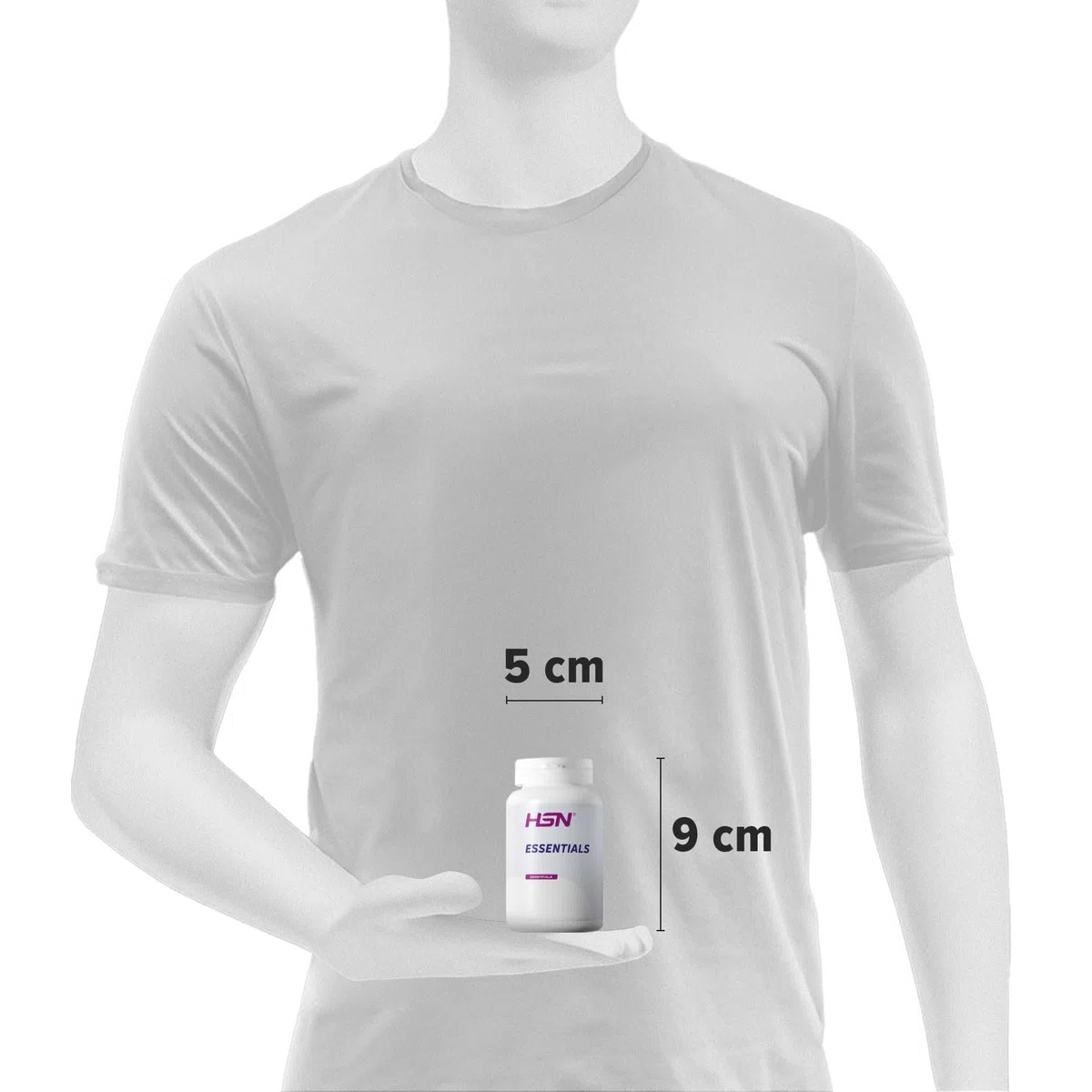 HSN Nicotinamida Ribósido NRC 300mg | 60 Cápsulas Vegetales | Precursor NAD+ Alta Pureza | Vitamina B3 para la Energía y Reducción del Cansancio | No-GMO, Vegano y Sin Gluten