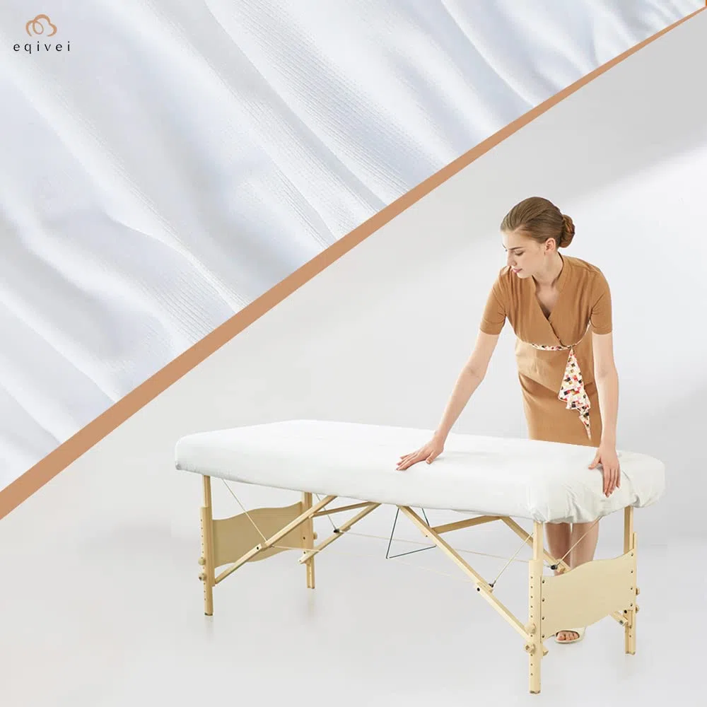 eqivei 2pcs Funda para Camilla de Masaje, 80 x 190cm Impermeable Funda de Cama de Masaje, Lavable Funda para Mesas de Cosméticos y Bancos de Terapia