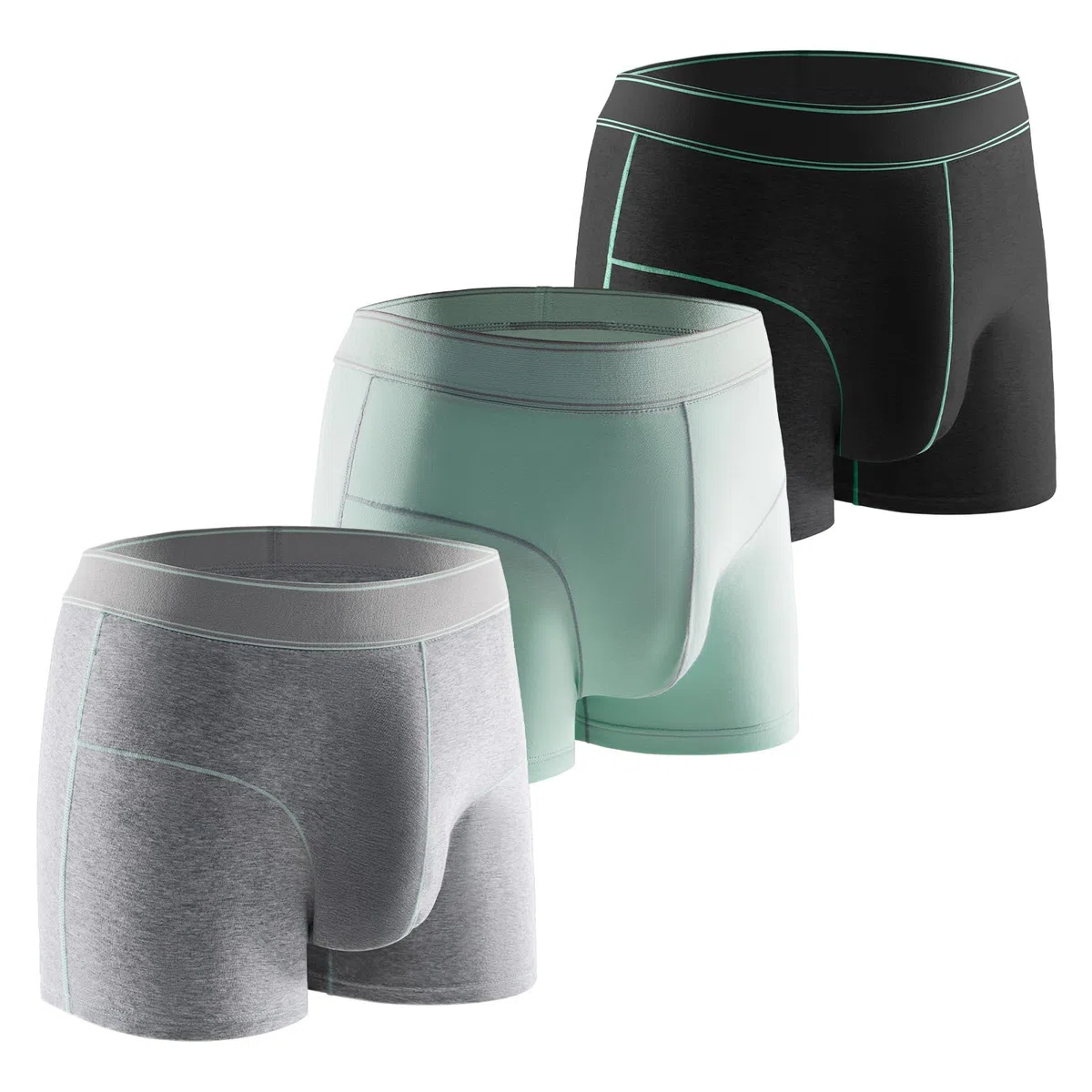 Carer Pack de 3 Boxers para Incontinencia Hombre 100 ml Capacidad de Absorción Algodón Ropa Interior Ligeros Lavables y Reutilizables para Pérdidas de Orina Talla XXL