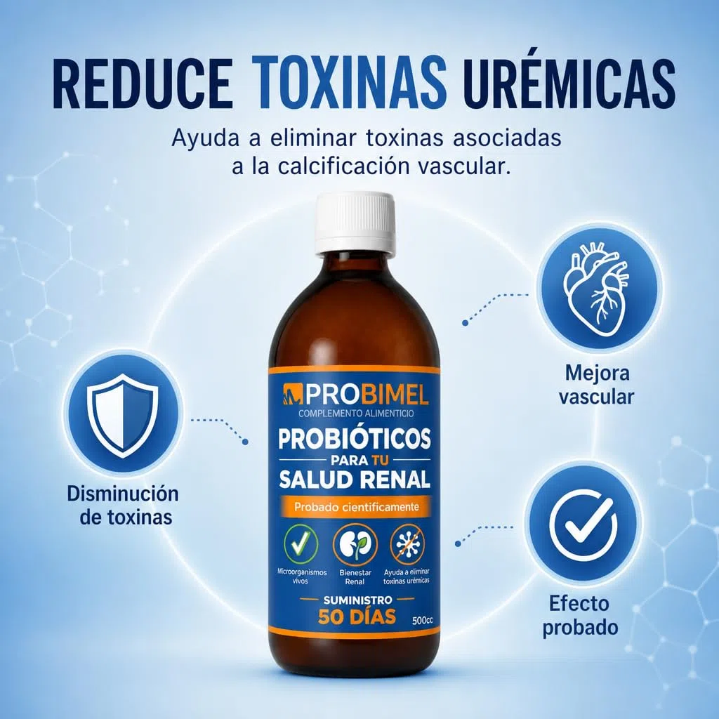 Nefro Complemento Alimenticio para la Salud Renal 500Ml - Probiótico para Apoyar el Eje Intestino Riñón - Apoyo Nutricional para Personas con Enfermedad Renal Crónica (250ml)
