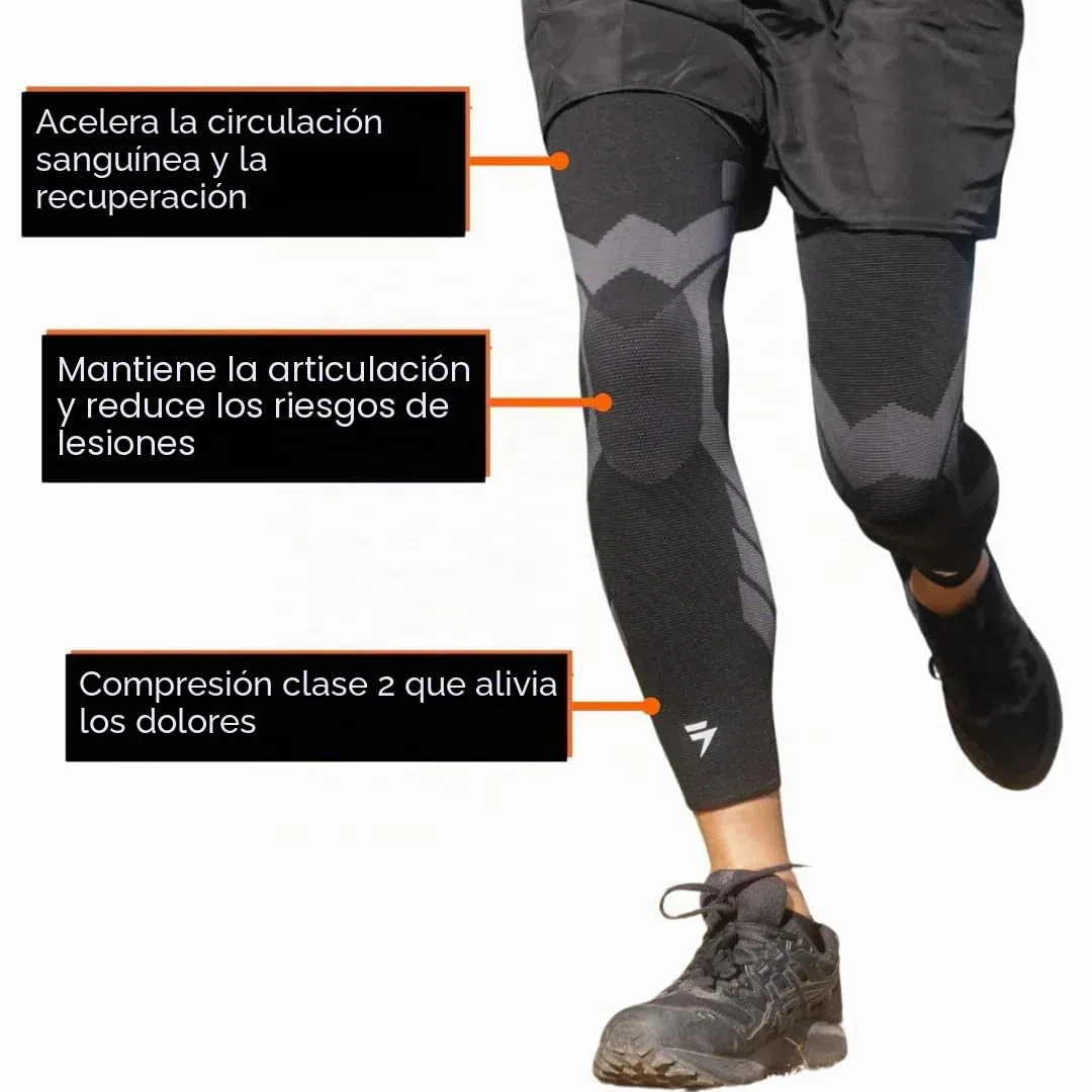 Flytex – Mangas de Compresión Rodilla - Alivio del Dolor y de Lesiones de Rodilla - Artrosis, Desgarro de Menisco, Ligamento Cruzado, Síndrome de la banda Iliotibial -