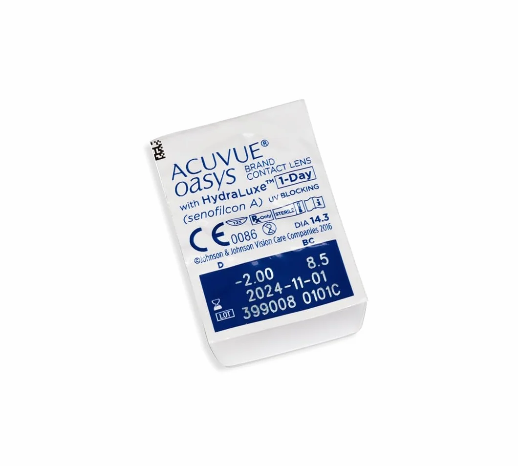 ACUVUE OASYS 1-DAY HydraLuxe lentes de contacto diarios protección UV 90 unidades