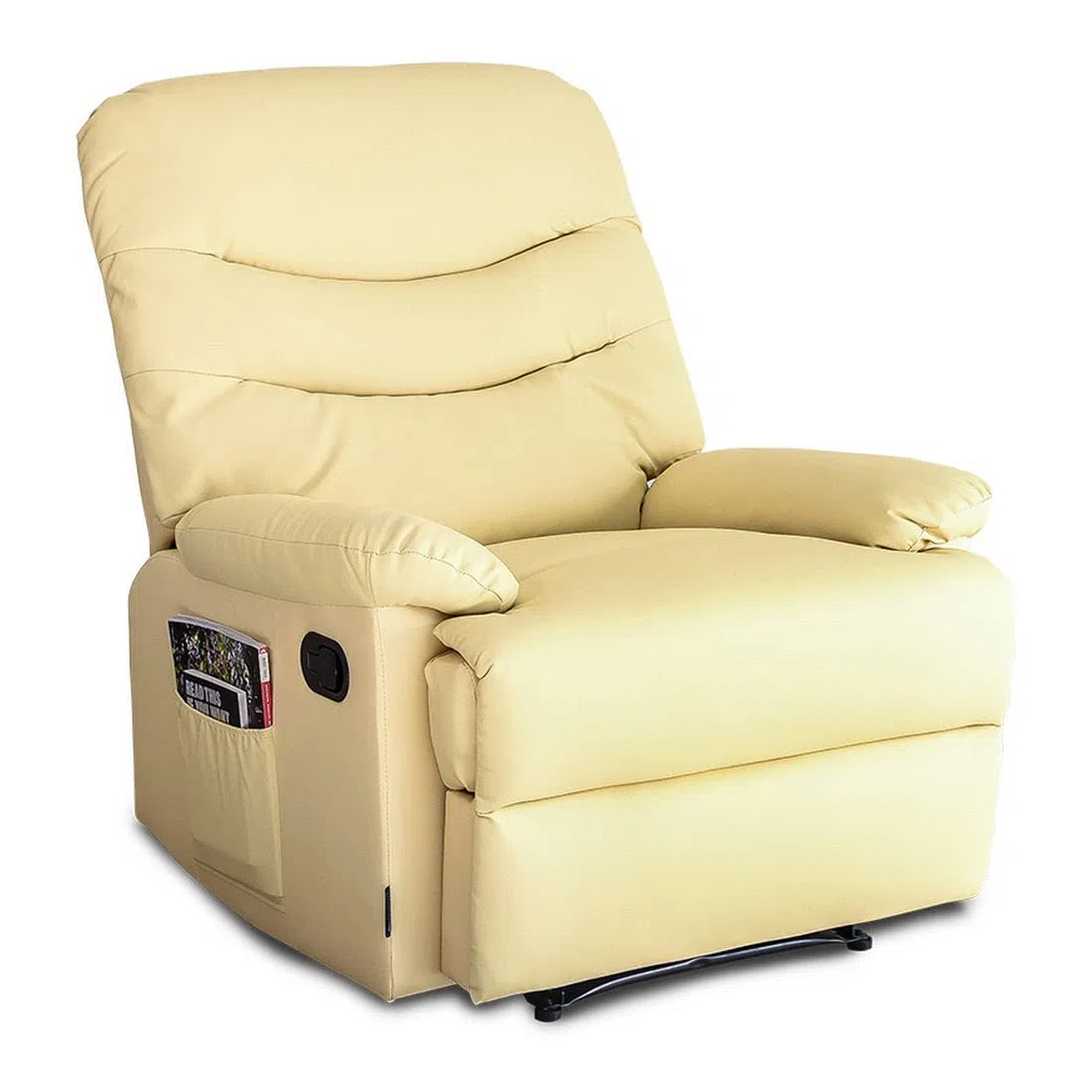 Astan Hogar Sillón Relax con Reclinación Manual, Masaje Y Termoterapia, Modelo Roma AH-AR30200CR