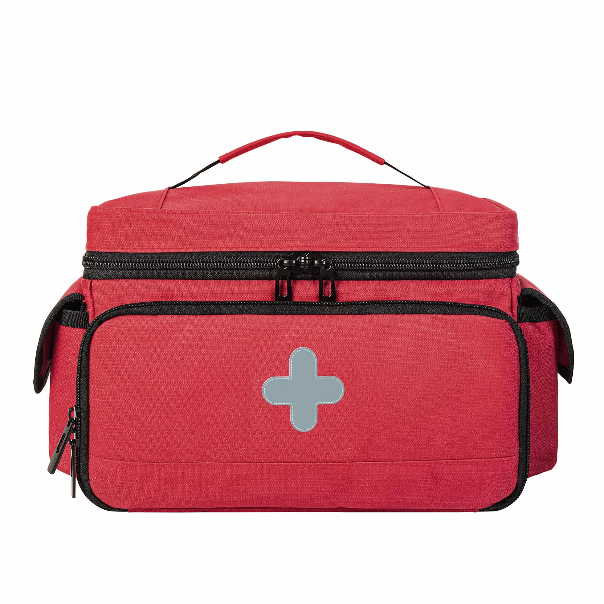 CURMIO Bolso pequeño de primeros auxilios vacío, organizador kit familiar para viajes y hogar
