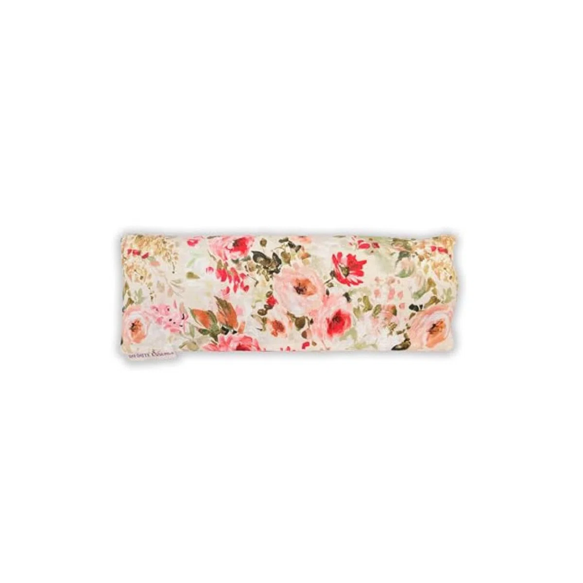 LAMARE Saco Semillas Microondas de Trigo y Lavanda 24 x 8 cm Funda Lavable 100% Algodón - Cojín Térmico Para Ojos Terapia Frío y Calor y Cólicos Bebe. (Rosas Crudo) Saco de Semillas Para Microondas.