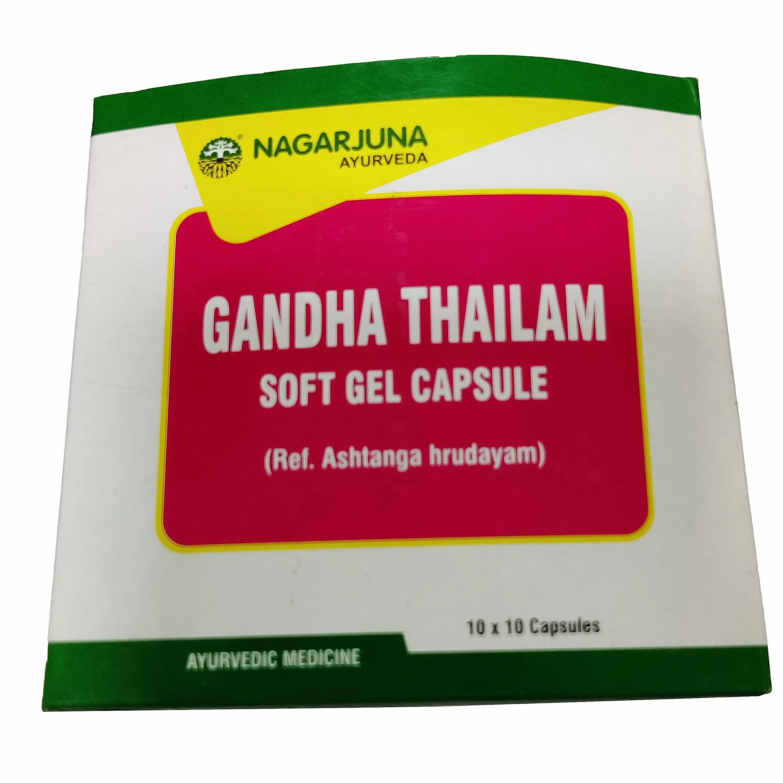 Nagarjuna Kerala Gandha Thailam Capsule 10 pestañas x 2 unidades