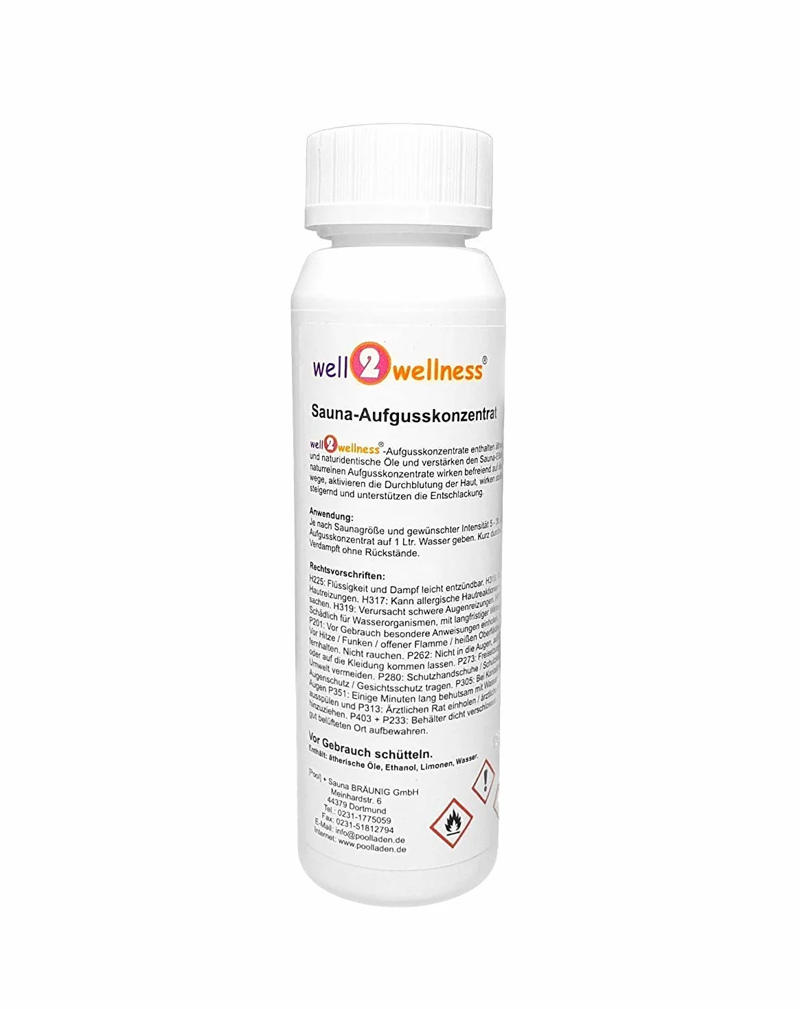 Well2wellness® Humidificación para Sauna ' Exclusiv Set' Mit 6 X 125ML Botellas