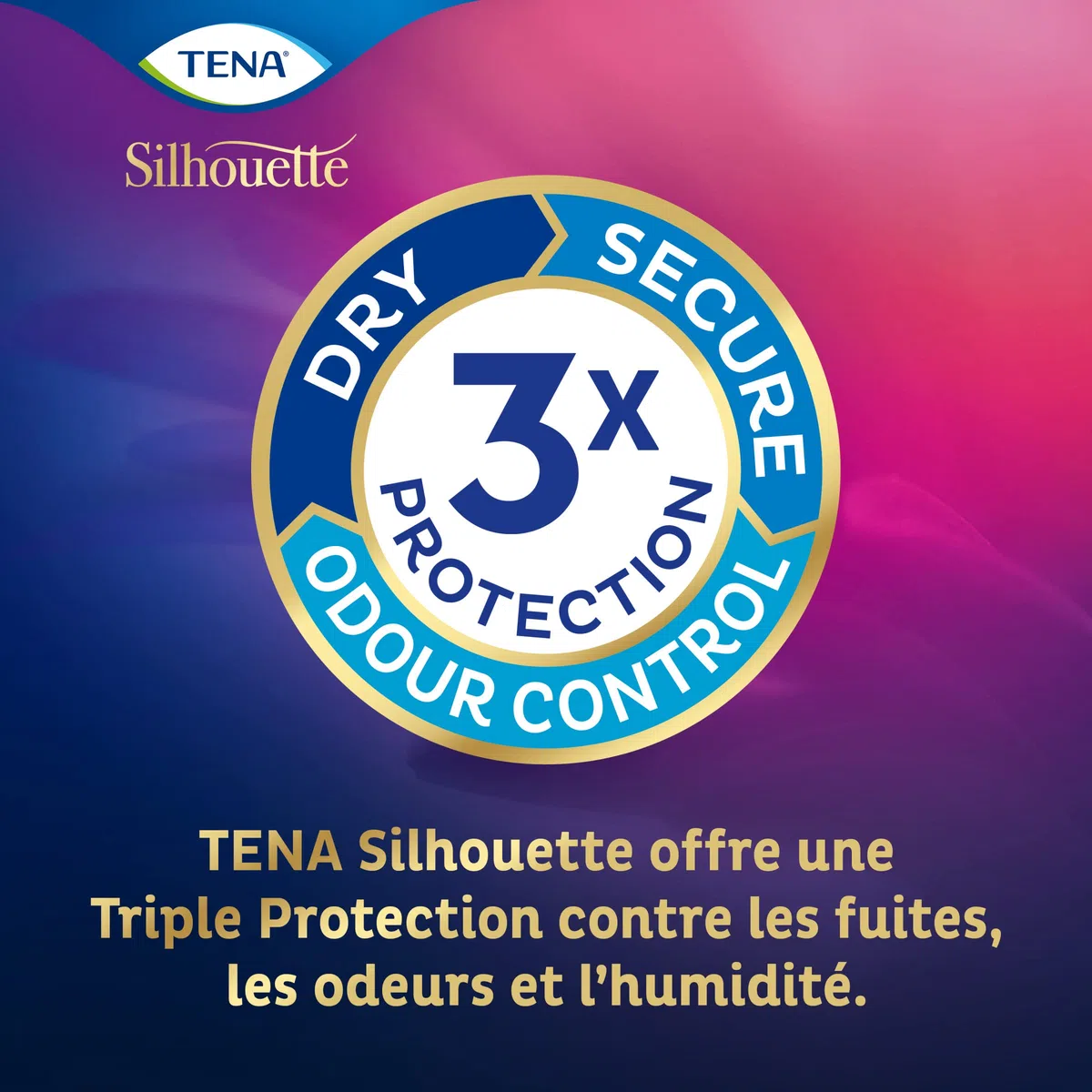 Tena Silhouette Braguitas desechables de cintura baja, absorbentes, elásticas, para mujeres, talla L, 6 Paquetes x 5 piezas