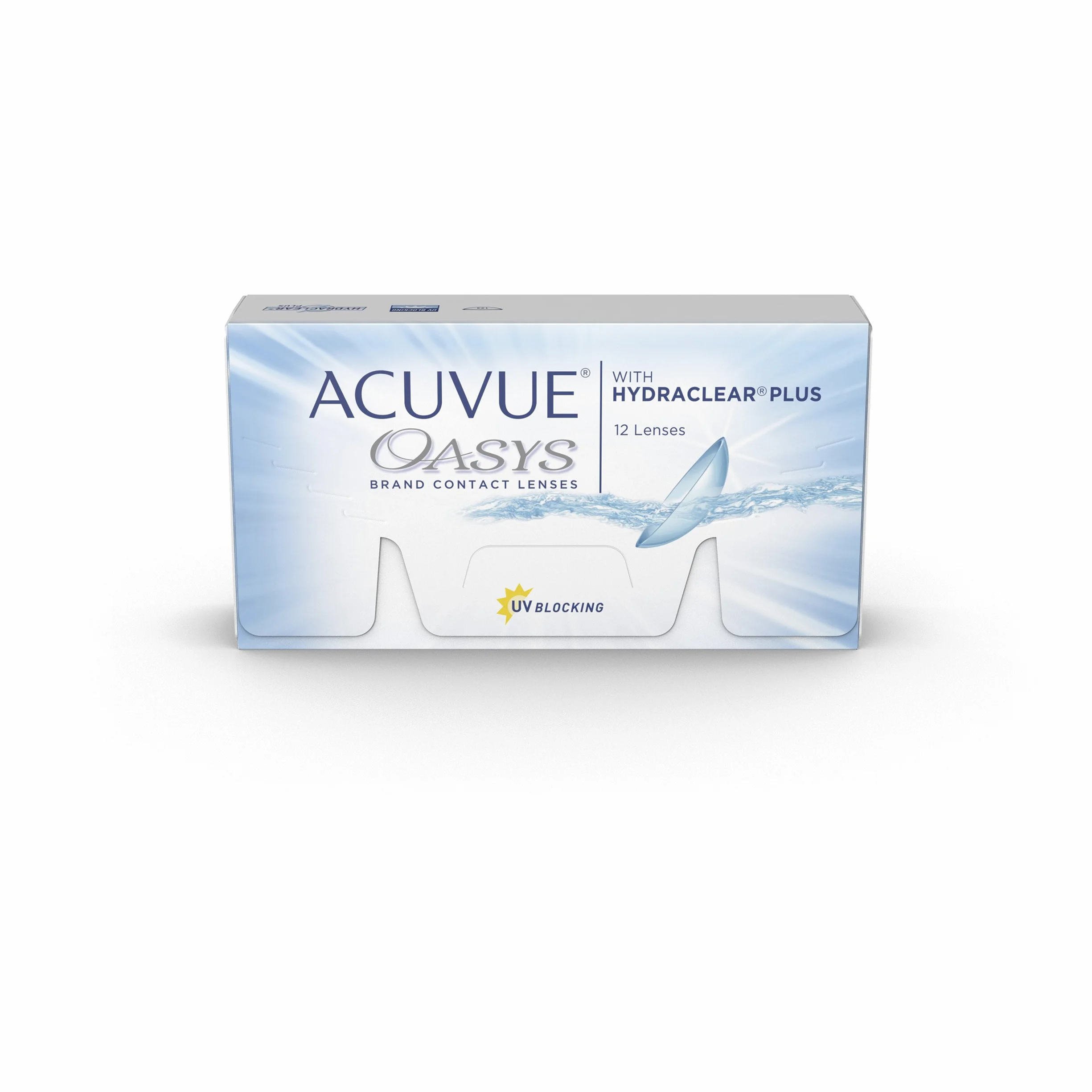 ACUVUE® OASYS with HYDRACLEAR® PLUS - Lentillas quincenales - protección UV - 12 lentes