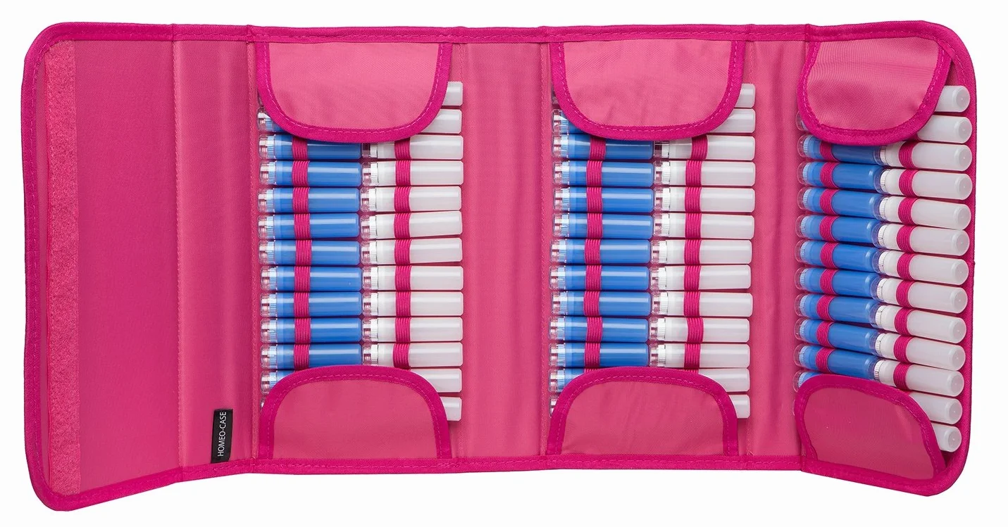Estuche Homeopatía 90 unidades (Rosa)