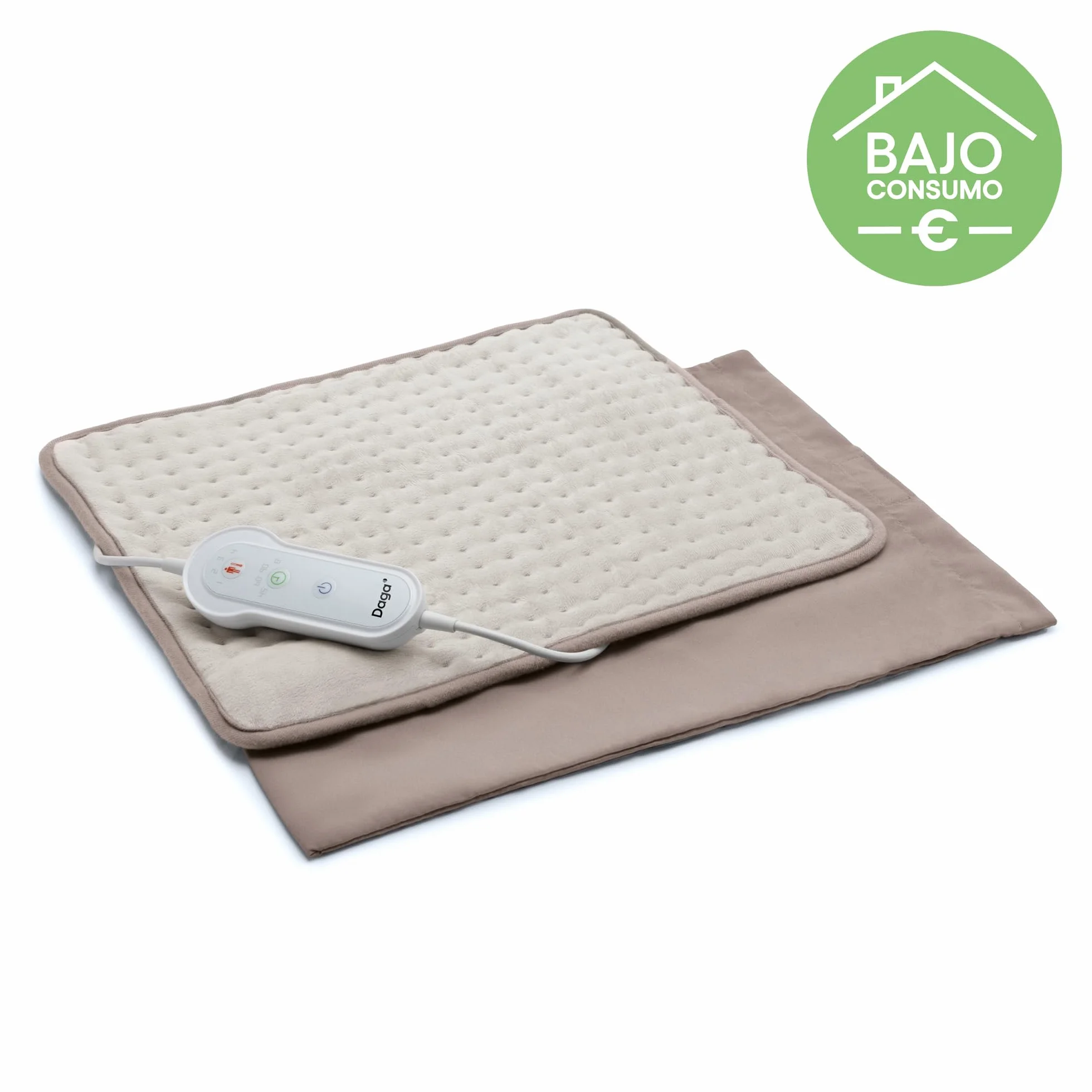 DAGA Almohadilla Térmica Confort Multi XL, Intellisense, 50 x 38 cm, 3 Programas, 4 Temperaturas