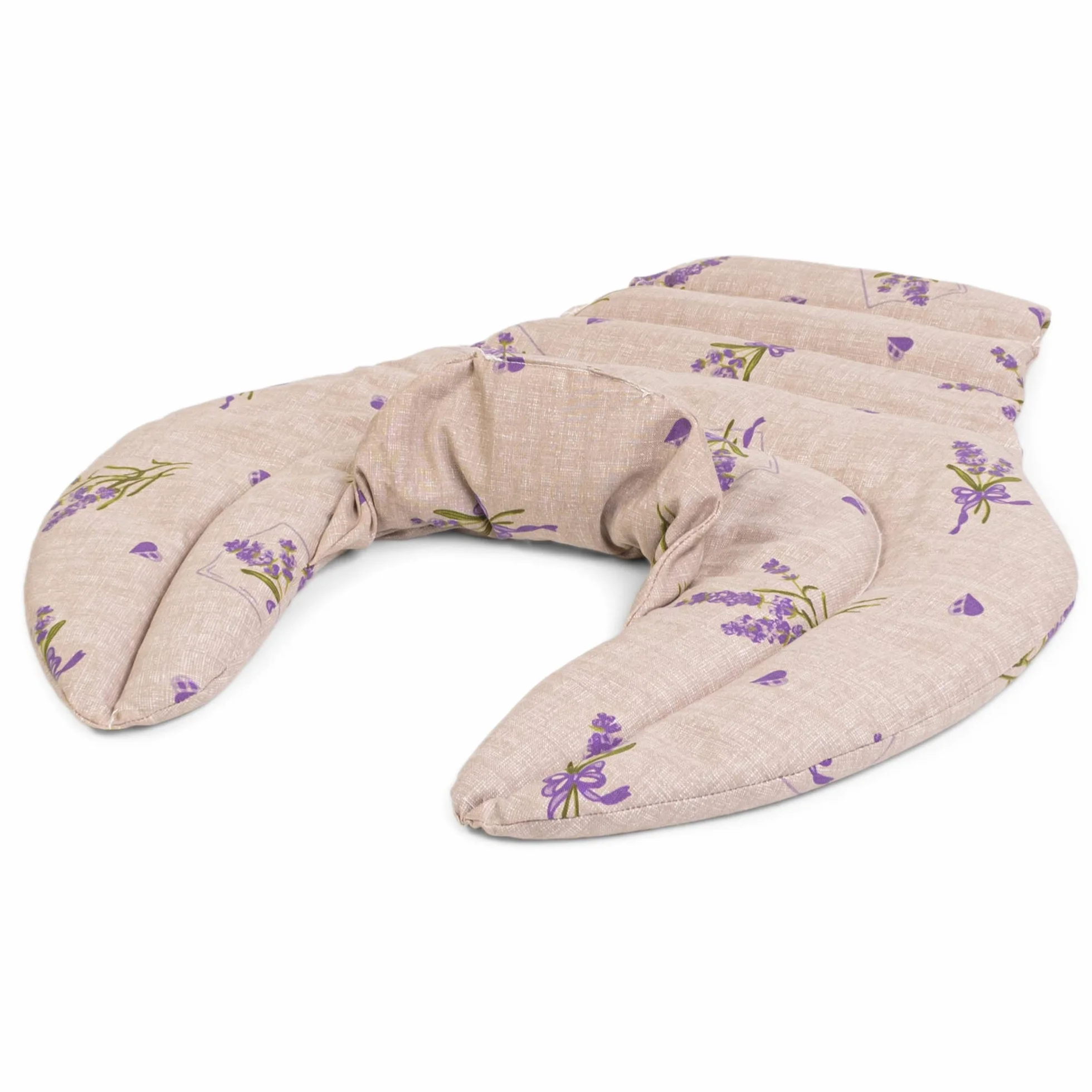 Cojín cervical térmico para cuello y hombros aroma de cereza marrón