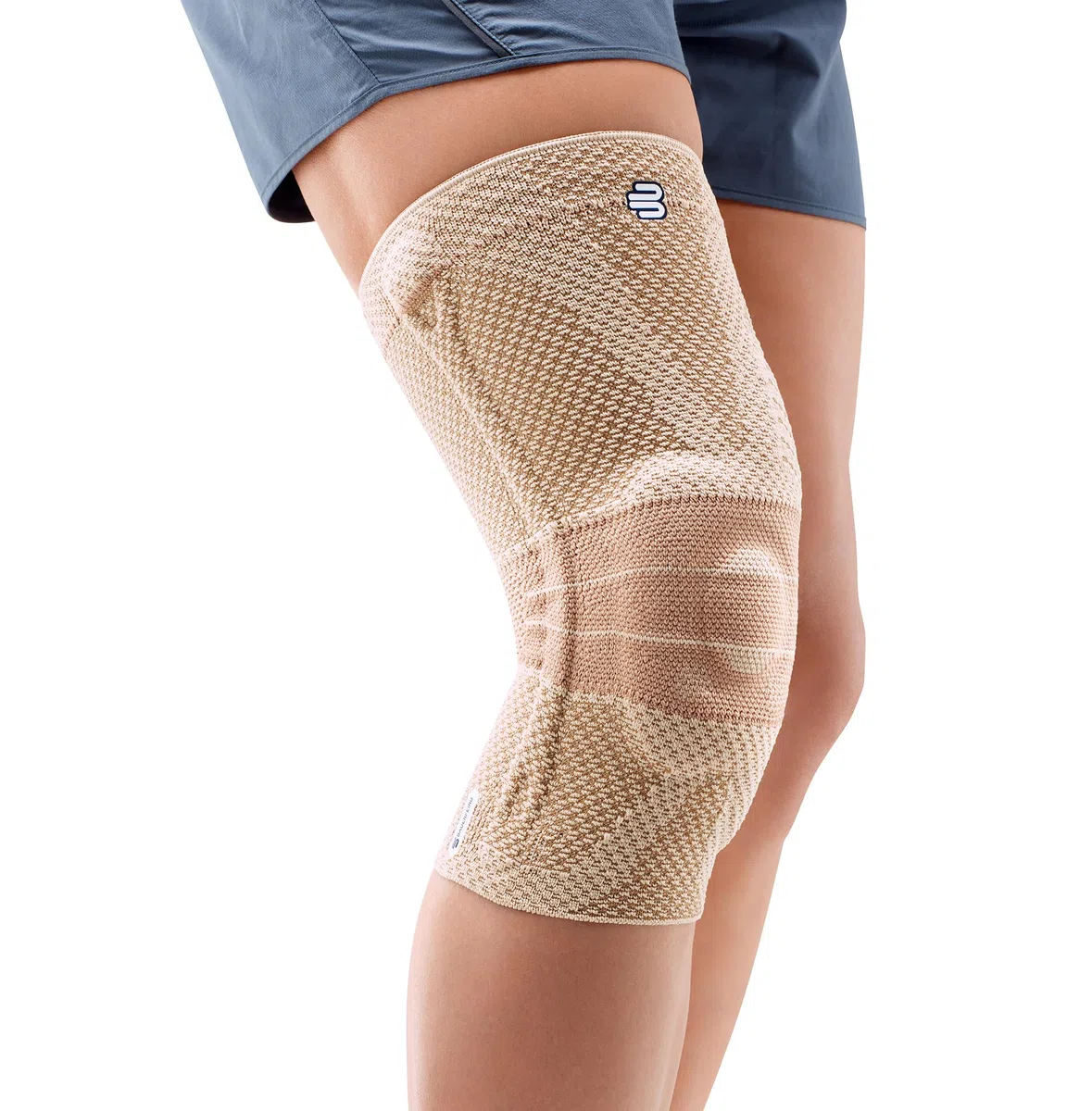 Bauerfeind GenuTrain A3, Vendaje de Rodilla, Izquierdo, Beige, Talla 3