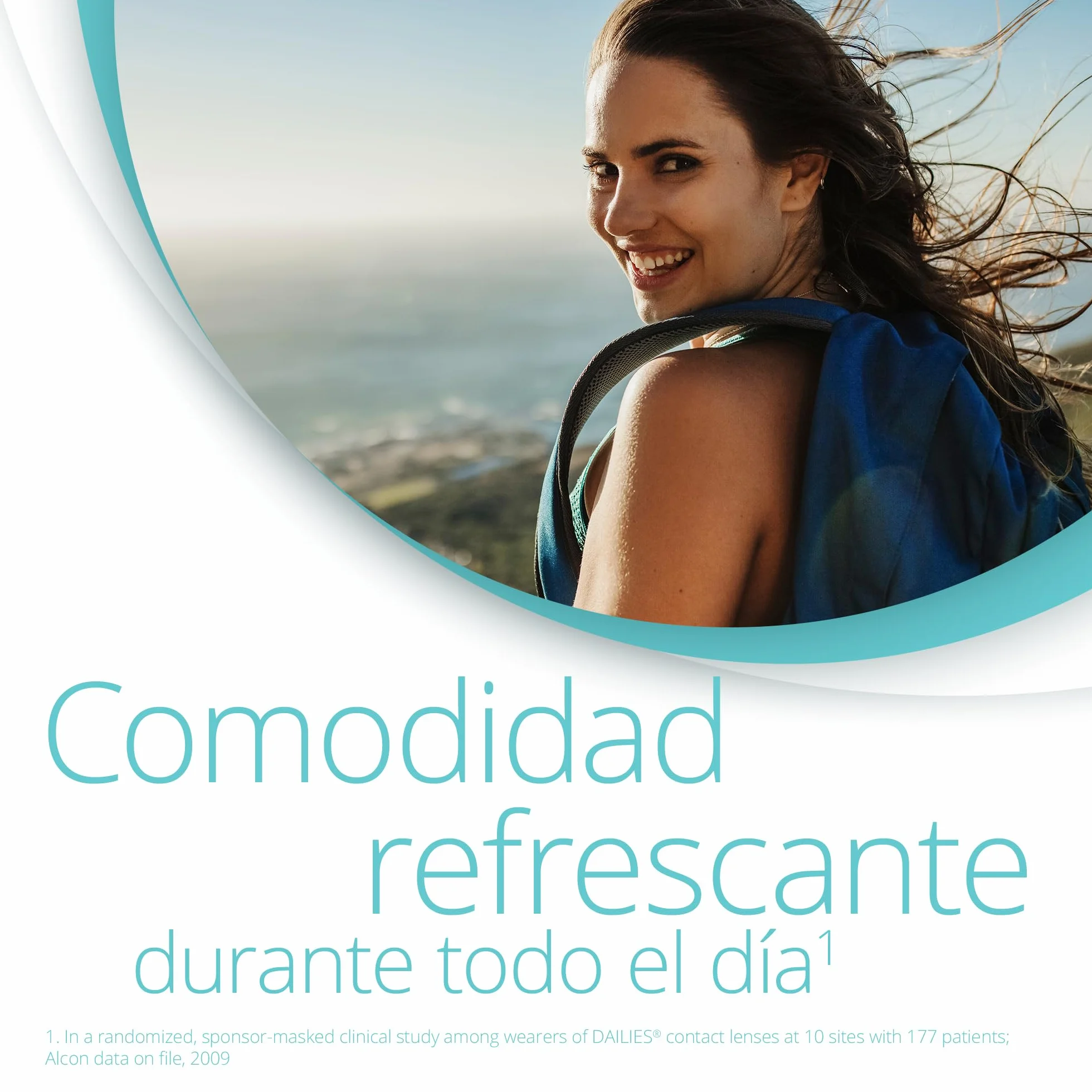 Dailies AquaComfort Plus Lentes de contacto de reemplazo diario Pack de 90 R 8.7 mm D 14.0 mm -1.25 Diopt