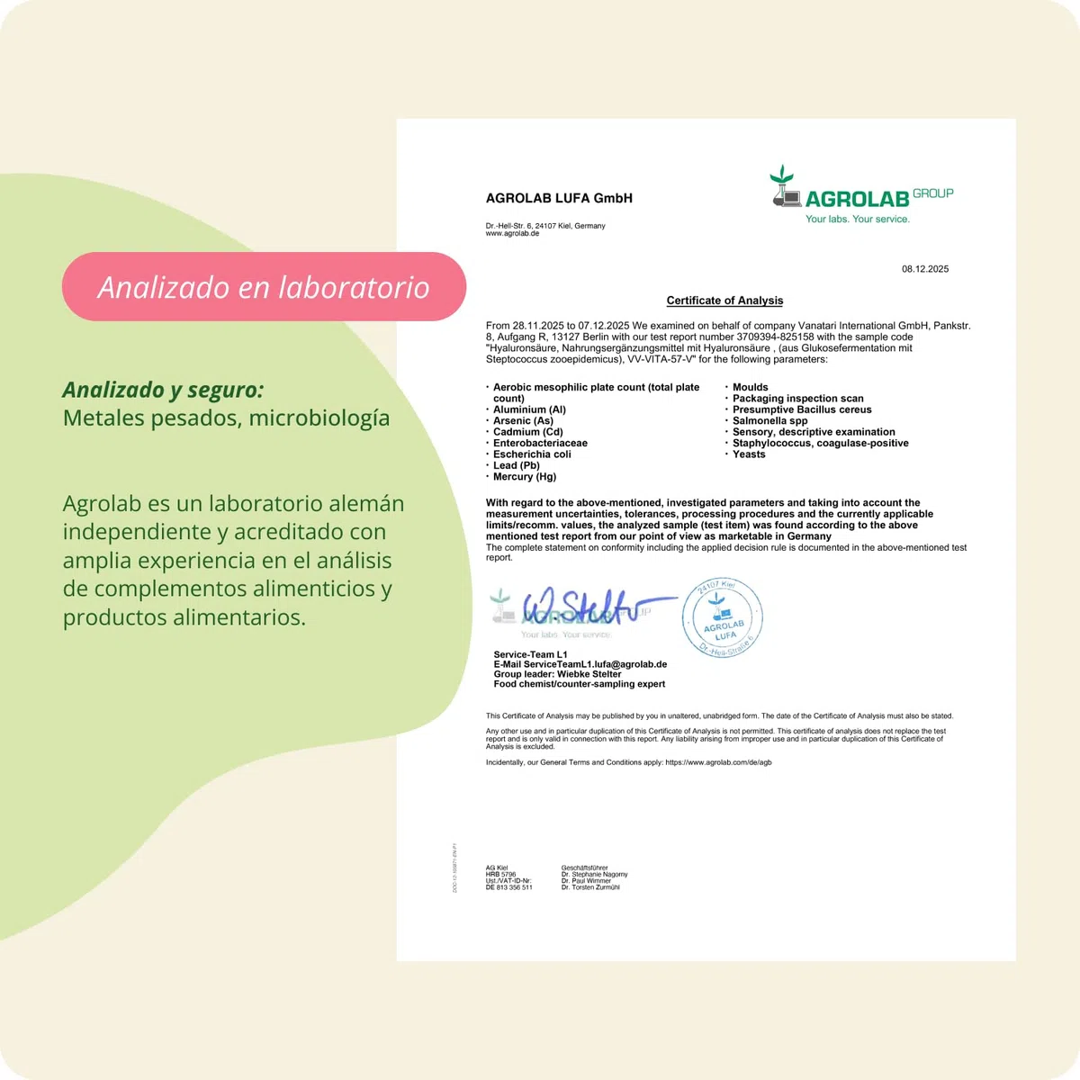 Ácido Hialurónico Puro Vegavero | La Dosis más Alta: 600 mg | Libre de Aditivos & Vegano | 180 Cápsulas | Natural de Fermentación | 800-1500 kDa | Hidratante facial + Articulaciones…